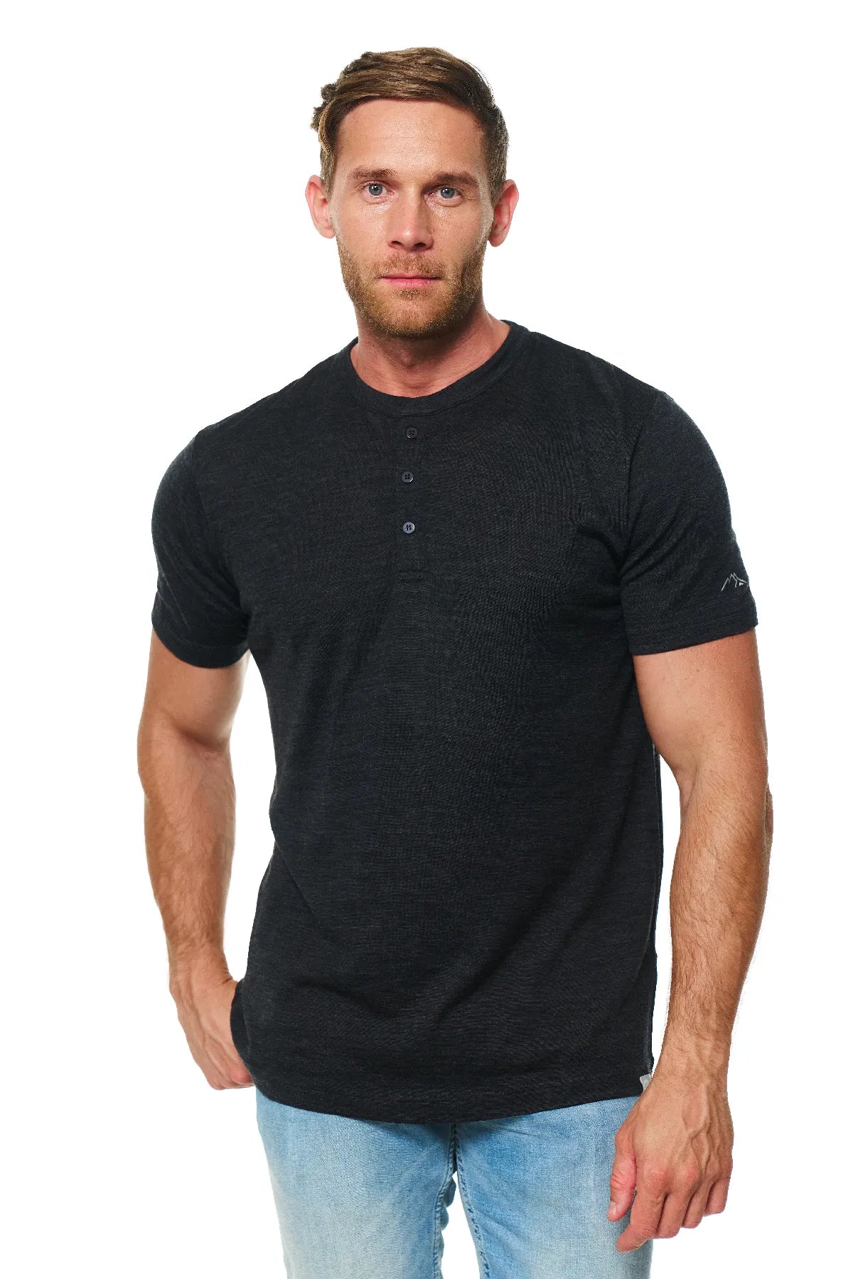 Men’s Merino Wool Henley shirt Charcoal Grey Men’s Merino Wool Henley shirt Charcoal Grey