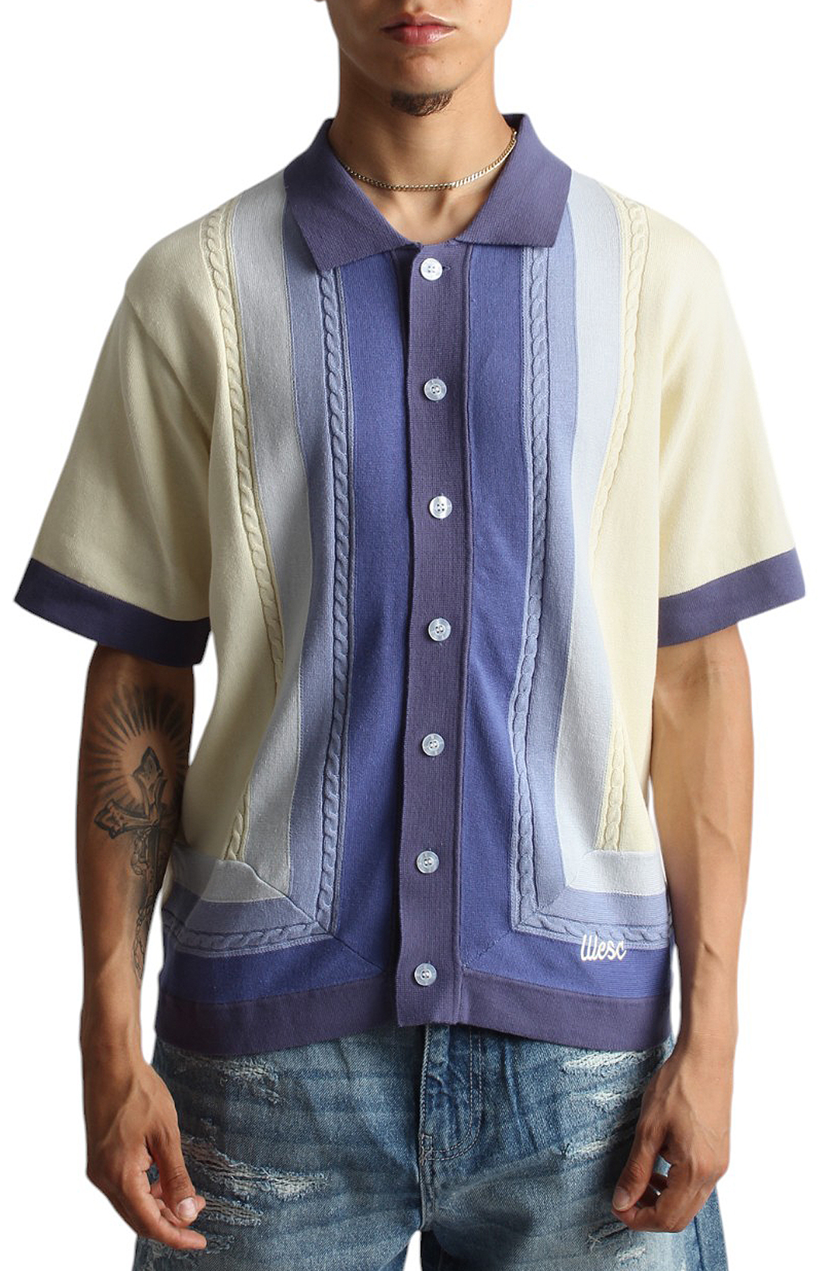 Men Polo Shirt Elemental Blue Polo L Elemental Blue Men Polo Shirt Elemental Blue Polo L Elemental Blue