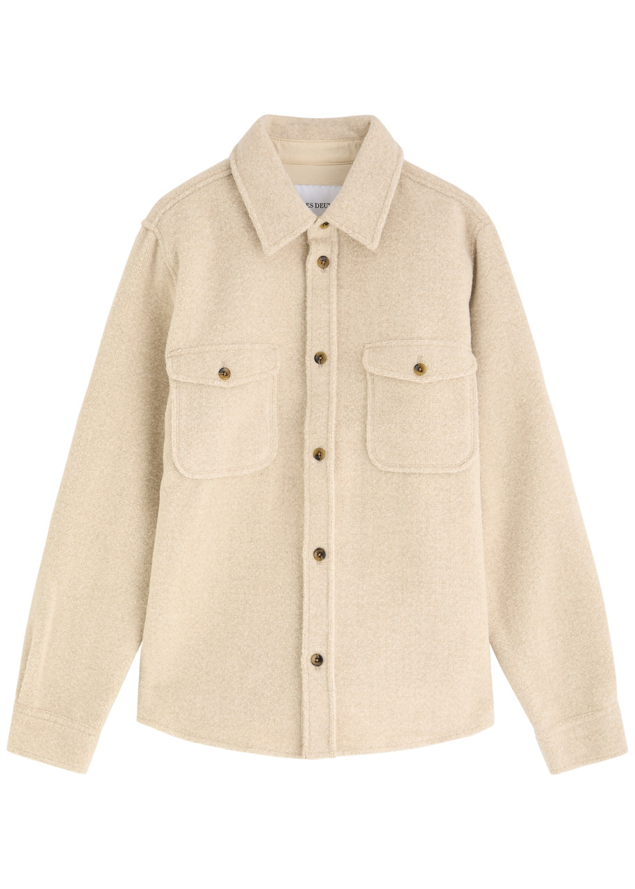 Les Deux Lennon Boucl Overshirt – Cream Les Deux Lennon Boucl Overshirt – Cream