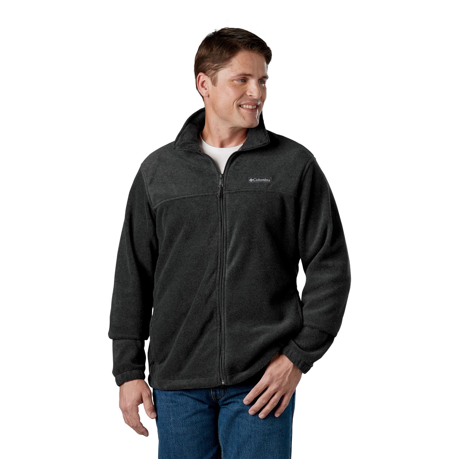 Columbia Men’s Steens Mountain . Full-Zip Fleece Jacket Grey Jackets