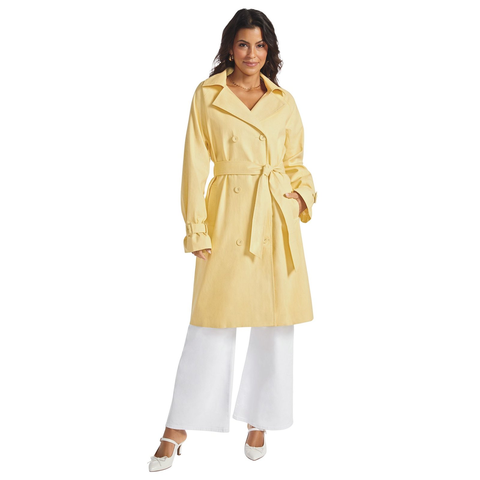 Masseys Classic Trench Coat Yellow Jackets Masseys Classic Trench Coat Yellow Jackets