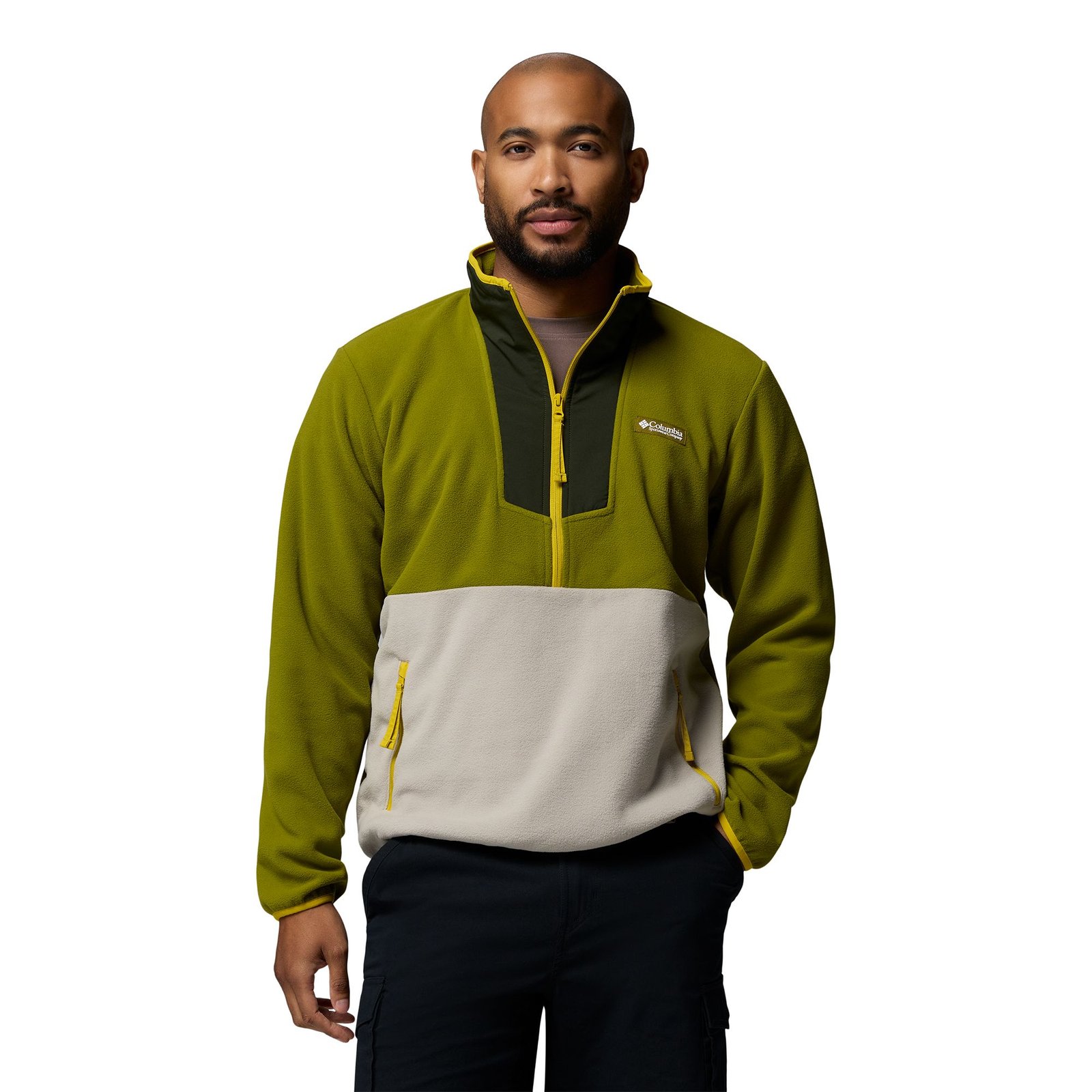 Columbia Men’s Sequoia Grove Half-Zip Fleece Green Jackets Columbia Men’s Sequoia Grove Half-Zip Fleece Green Jackets