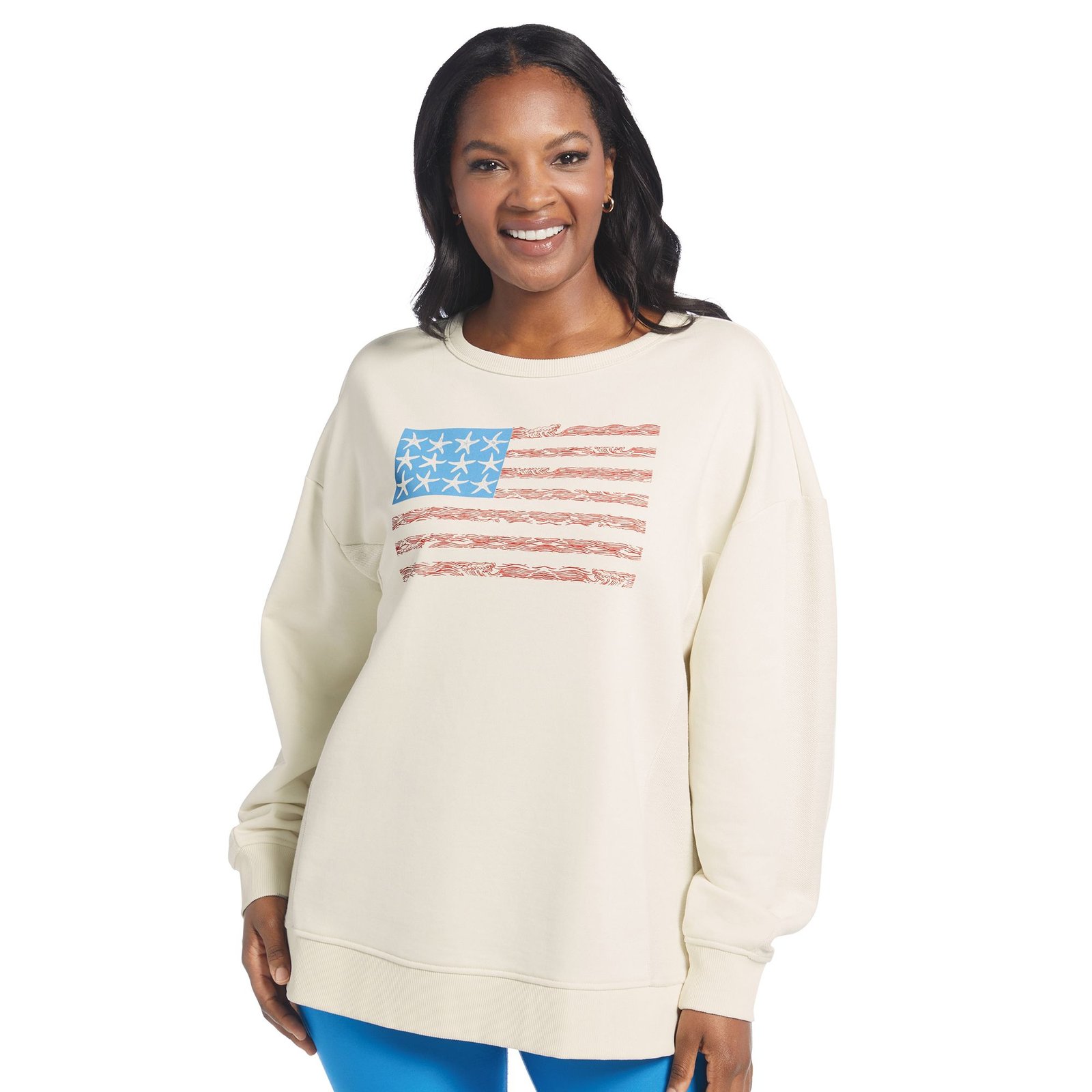 Masseys Lifestyle Crewneck Sweatshirt Bone Knit Tops X Masseys Lifestyle Crewneck Sweatshirt Bone Knit Tops X