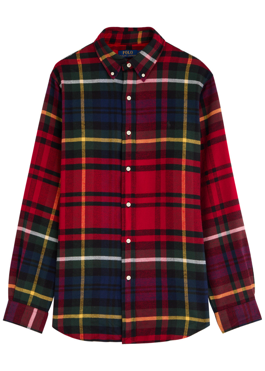 Polo Ralph Lauren Checked Flannel Shirt – Red Polo Ralph Lauren Checked Flannel Shirt – Red