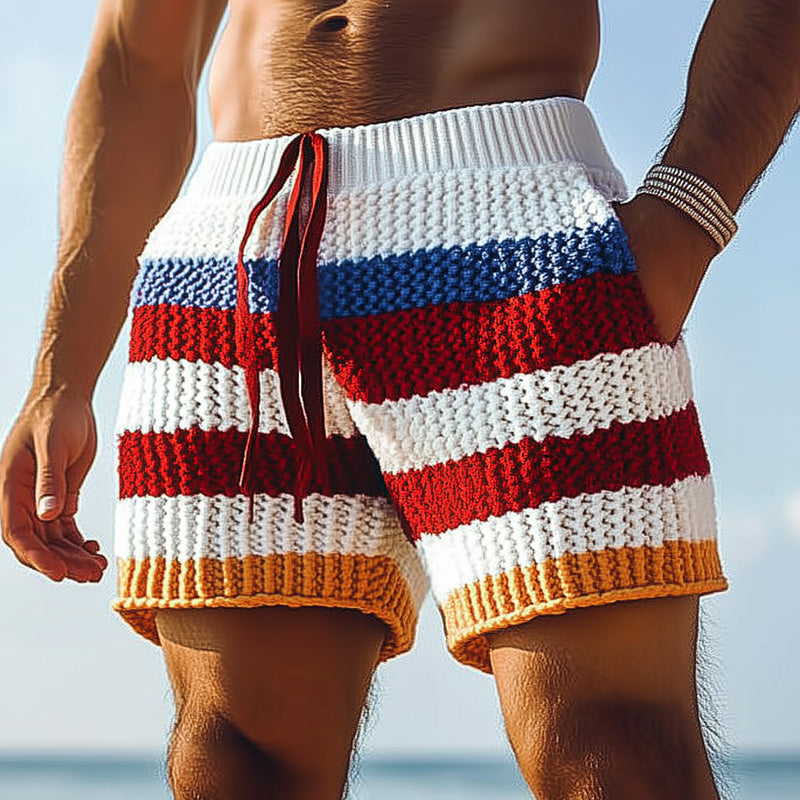 Men’s Spring Fashion Striped Woven Sports Casual Shorts MTADP Men’s Spring Fashion Striped Woven Sports Casual Shorts MTADP
