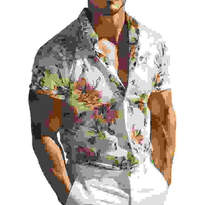 【-hour shipping out】Men’s Retro Casual Beach Hawaiian Floral Lapel Short Sleeve Shirt MTADTO 【-hour shipping out】Men’s Retro Casual Beach Hawaiian Floral Lapel Short Sleeve Shirt MTADTO