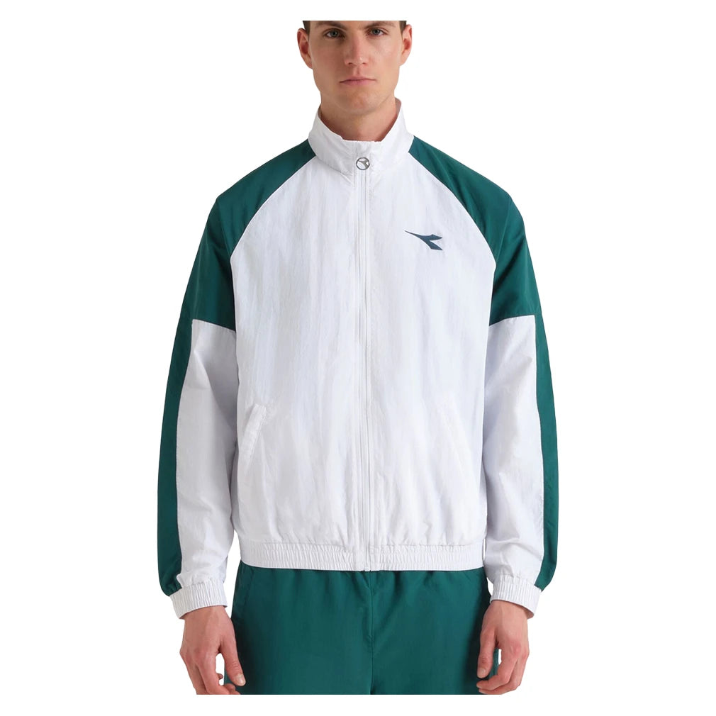 Unisex Match Tennis Track Jacket Optical White and Shaded Spruce – Optical WhiteShaded Spruce Unisex Match Tennis Track Jacket Optical White and Shaded Spruce – Optical WhiteShaded Spruce