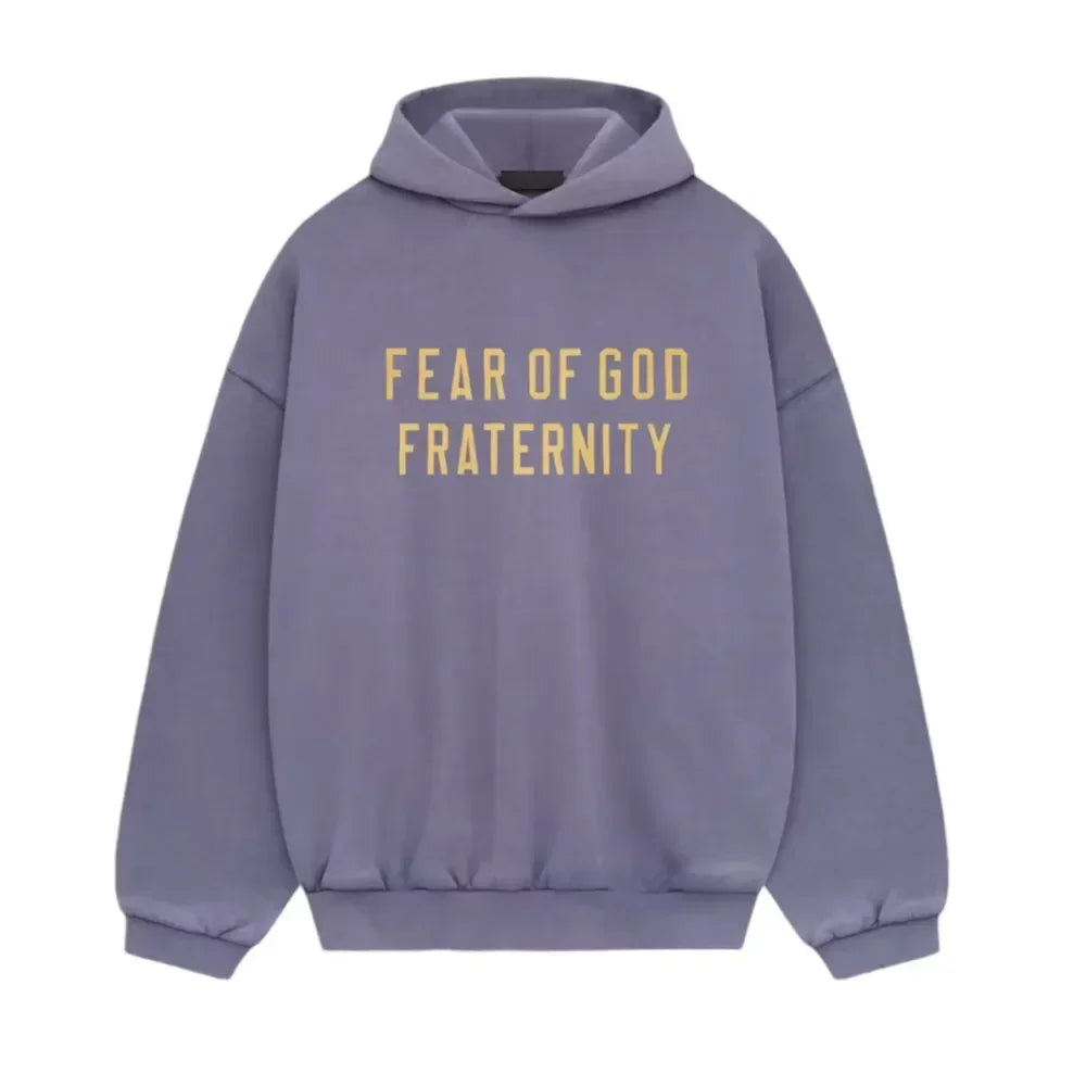 Fear of God Essentials Heavy Fleece Hoodie Lavender Fear of God Essentials Heavy Fleece Hoodie Lavender