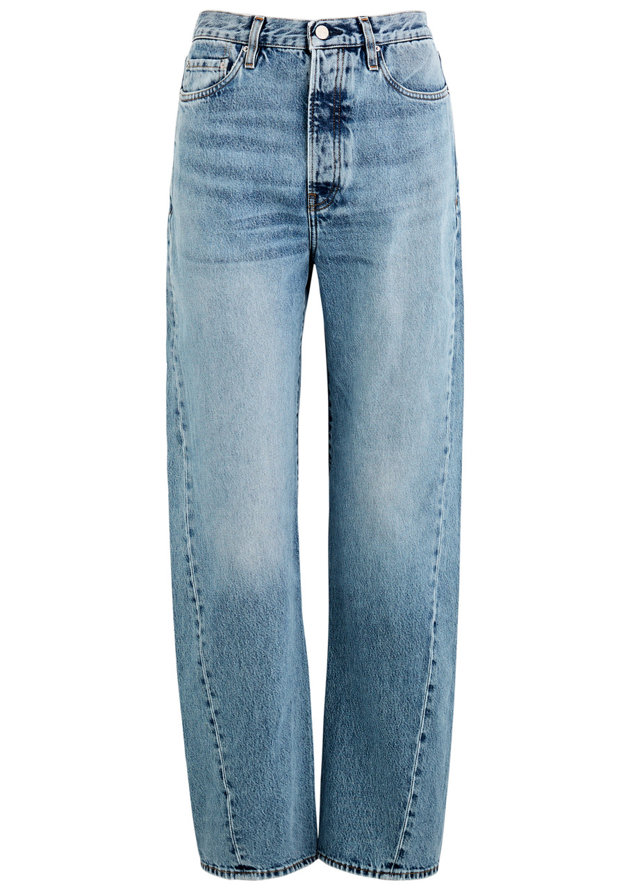 Toteme Twisted Seam Straight-leg Jeans – Denim – W S Toteme Twisted Seam Straight-leg Jeans – Denim – W S