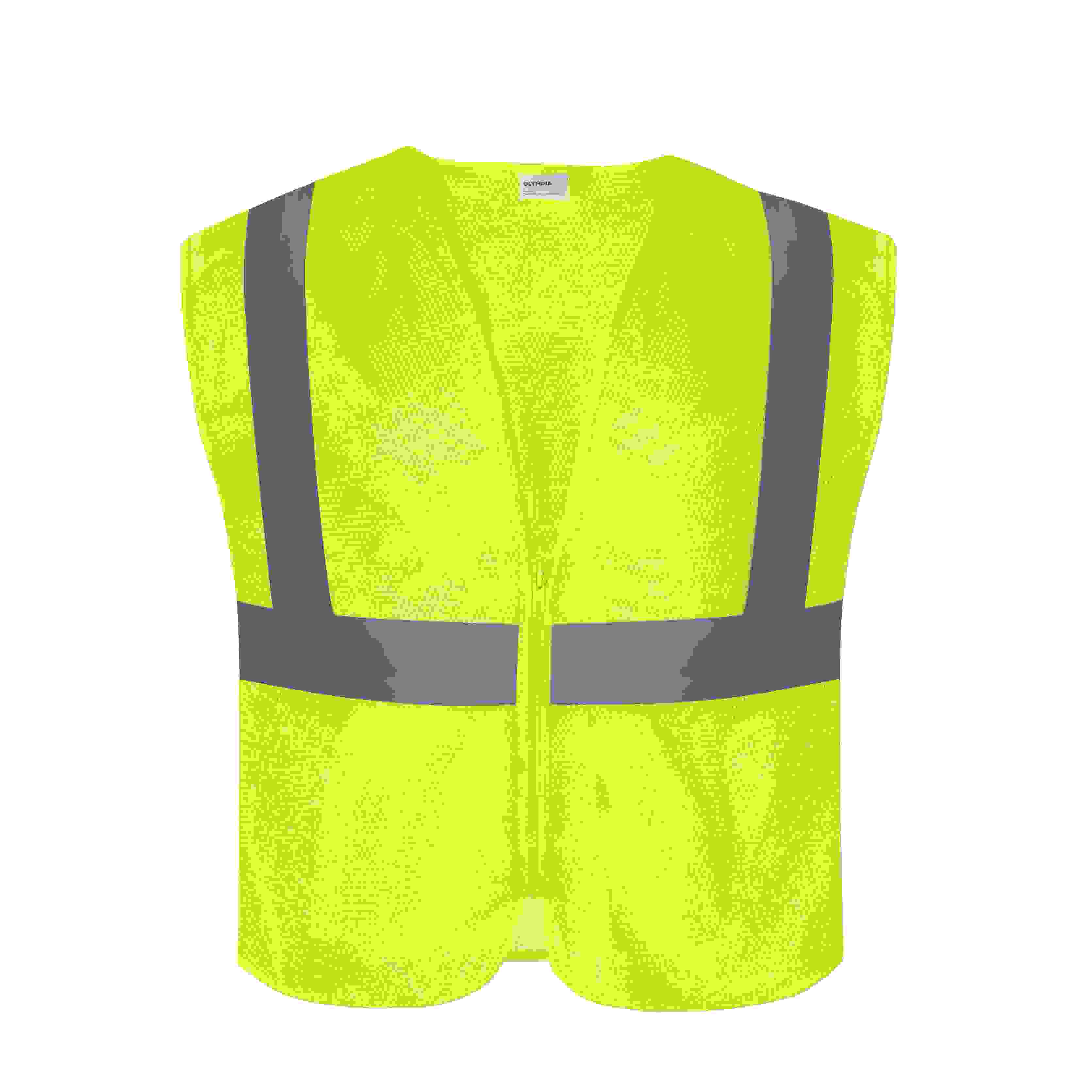 Hi-Vis Vest, ANSI Class , Mesh, Zipper, Lime, , -pack Hi-Vis Vest, ANSI Class , Mesh, Zipper, Lime, , -pack