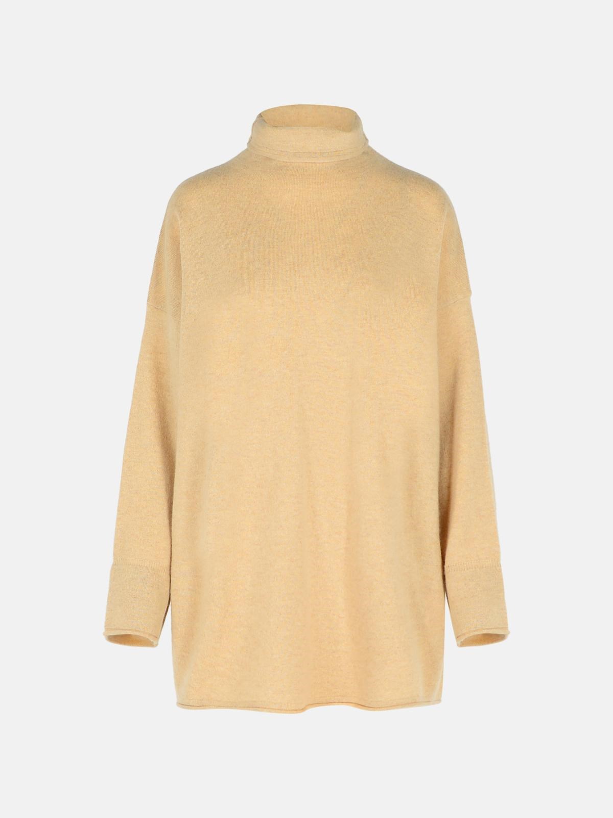 MAX MARA ‘Oder’ Beige Cashmere Turtleneck Sweater MAX MARA ‘Oder’ Beige Cashmere Turtleneck Sweater