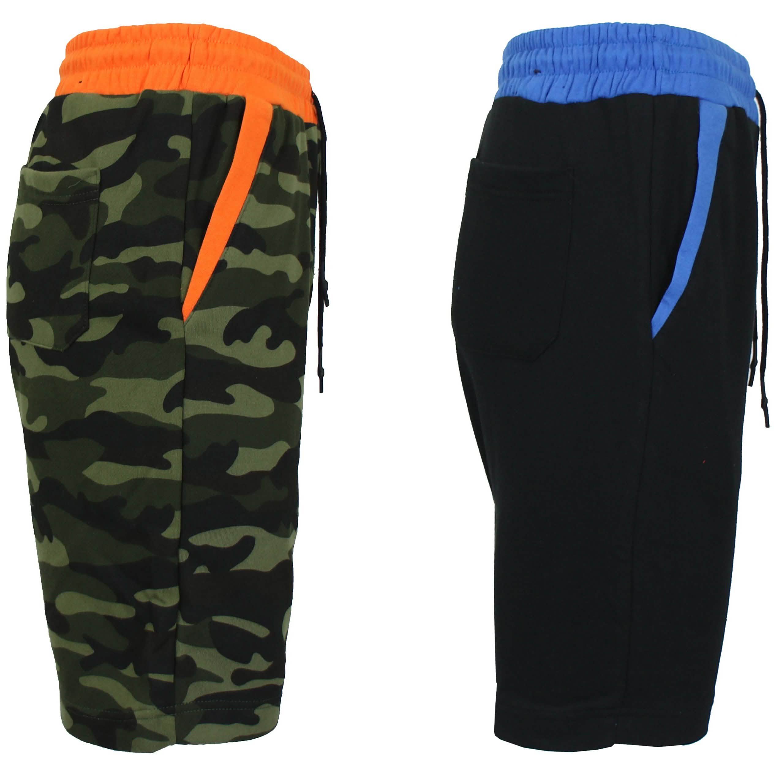 -Pack Men’s French Terry Regular Pockets Jogger Sweat Lounge Shorts – CamoBlackRoyal -Pack Men’s French Terry Regular Pockets Jogger Sweat Lounge Shorts – CamoBlackRoyal