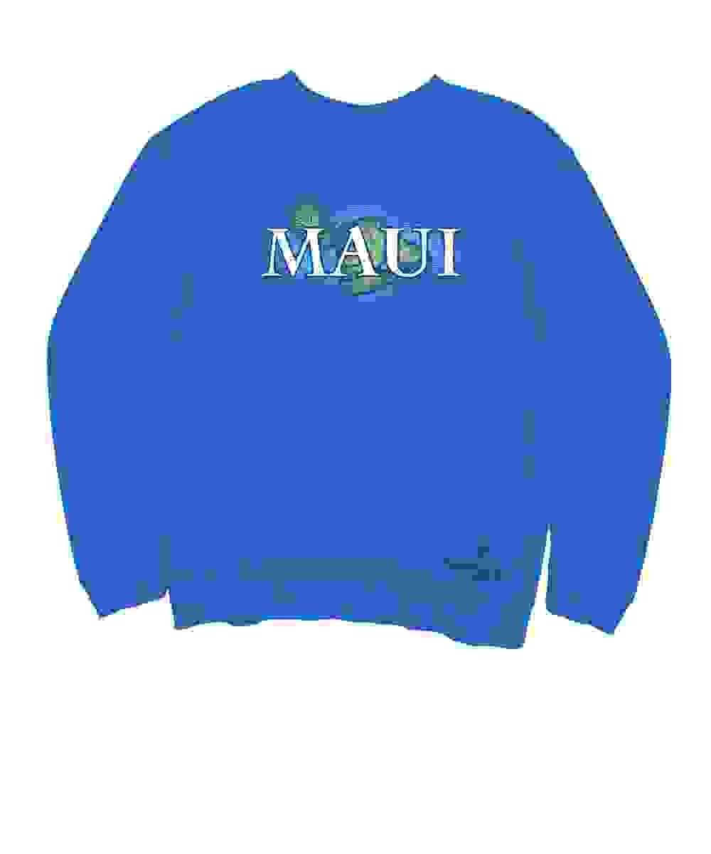 Crazy Shirts Men’s Maui Island – Blue Hawaii Dyed Long Sleeve Sweatshirt Crazy Shirts Men’s Maui Island – Blue Hawaii Dyed Long Sleeve Sweatshirt