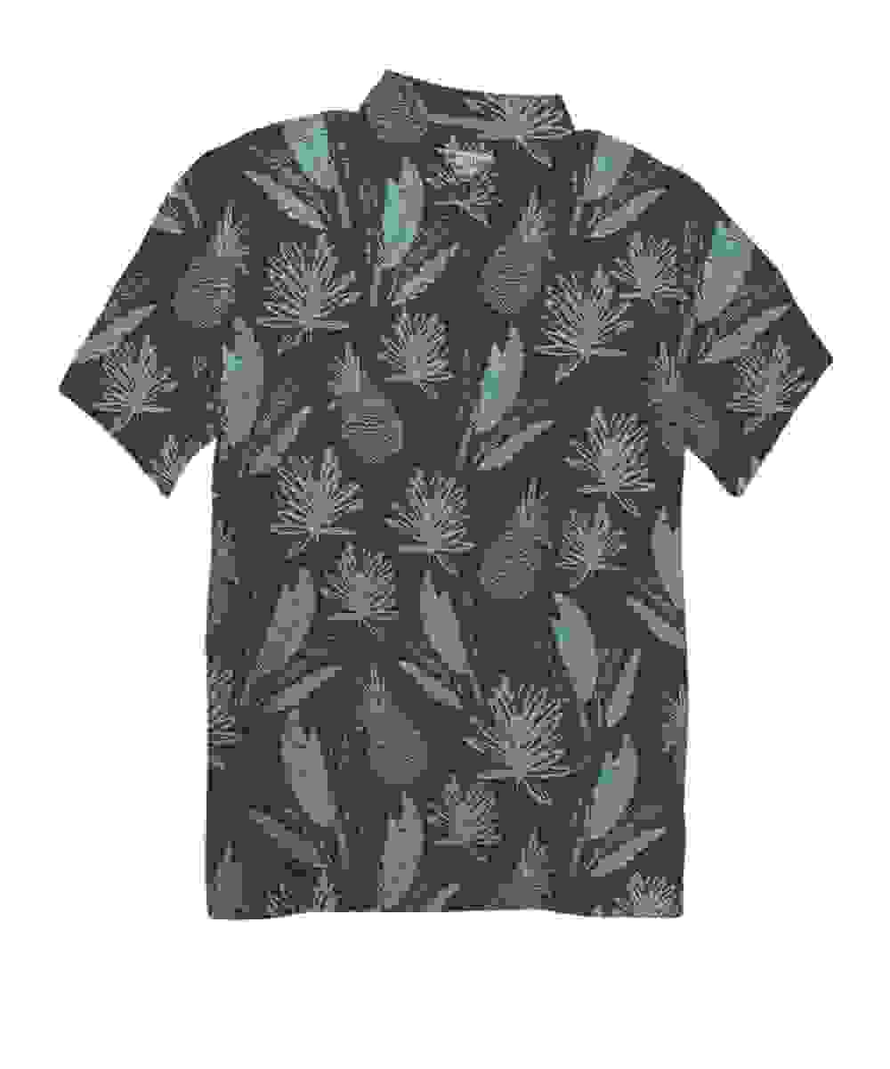 Crazy Shirts Men’s Kanikapila – GrayBlue Short Sleeve Hawaiian Polo Shirt Crazy Shirts Men’s Kanikapila – GrayBlue Short Sleeve Hawaiian Polo Shirt