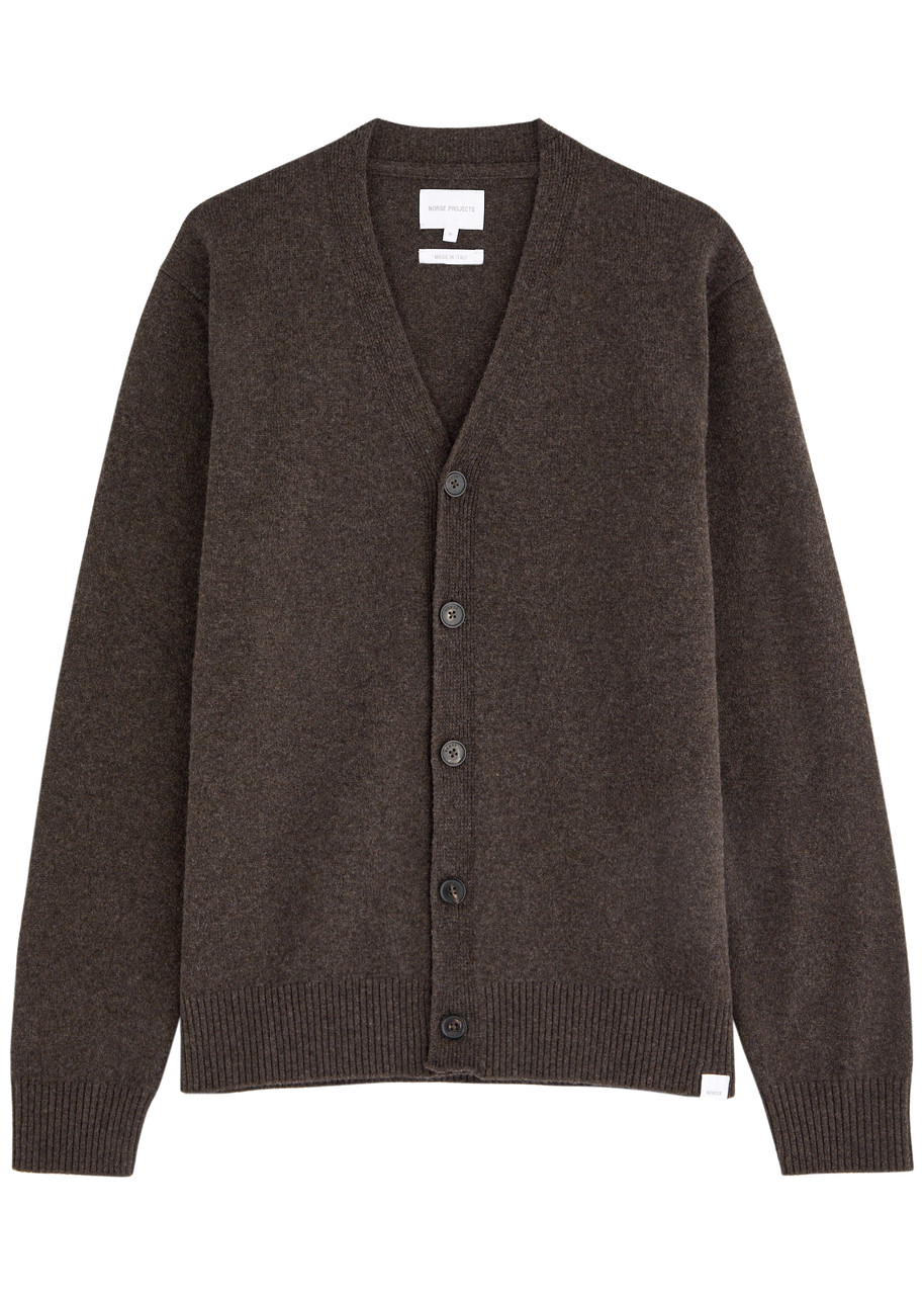 Norse Projects Norse Standard Wool Cardigan – Brown Norse Projects Norse Standard Wool Cardigan – Brown