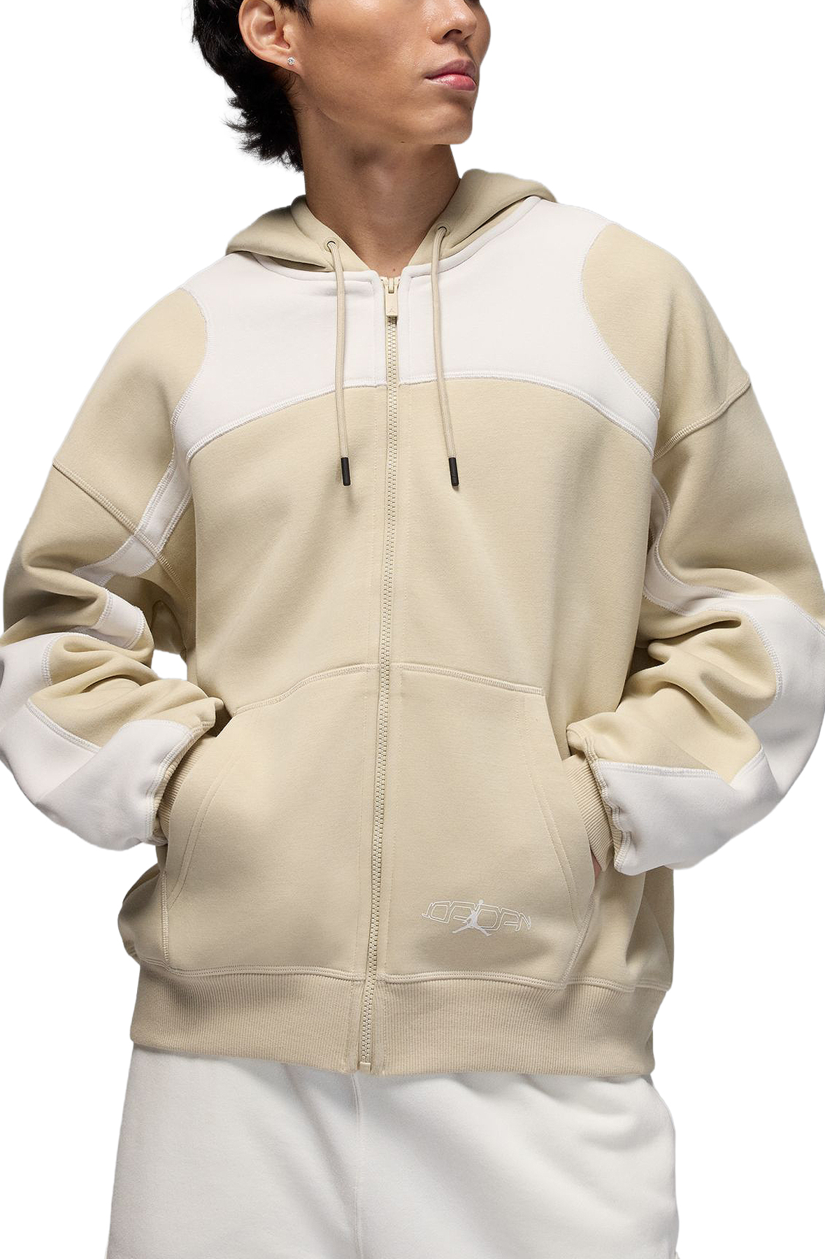 Men Oversized Full-Zip Hoodie RattanPhantomPhantom Hoodies M RattanPhantomPhantom