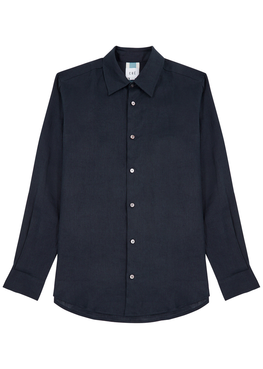Che Linen Shirt – Navy Che Linen Shirt – Navy