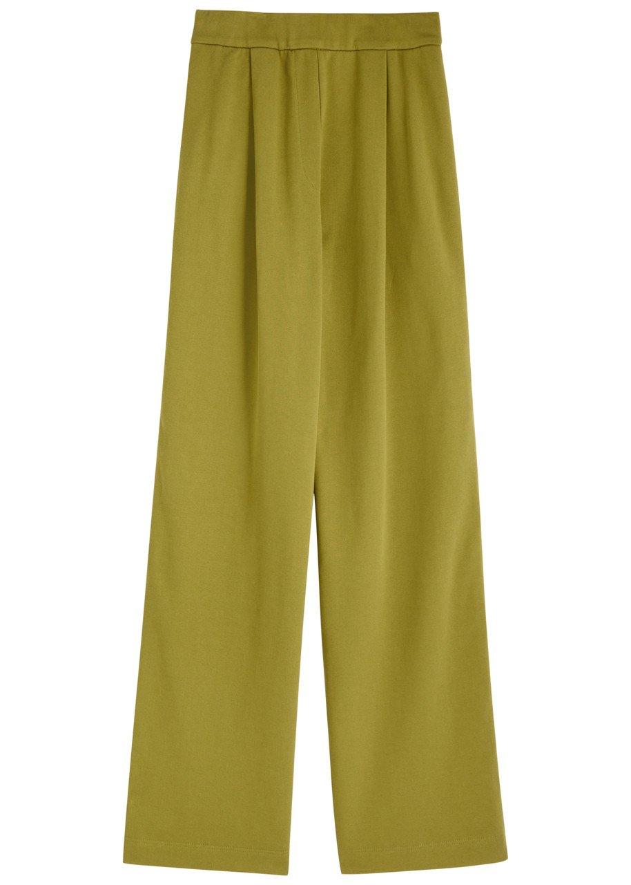 Dries Van Noten Hartia Cotton Trousers – Green Light Dries Van Noten Hartia Cotton Trousers – Green Light