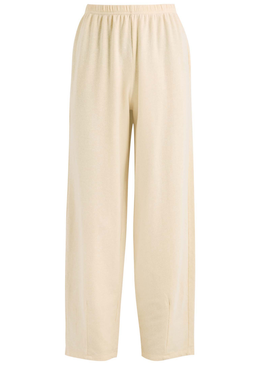 American Vintage Ofybow Cotton-blend Trousers – Cream – S – S American Vintage Ofybow Cotton-blend Trousers – Cream – S – S