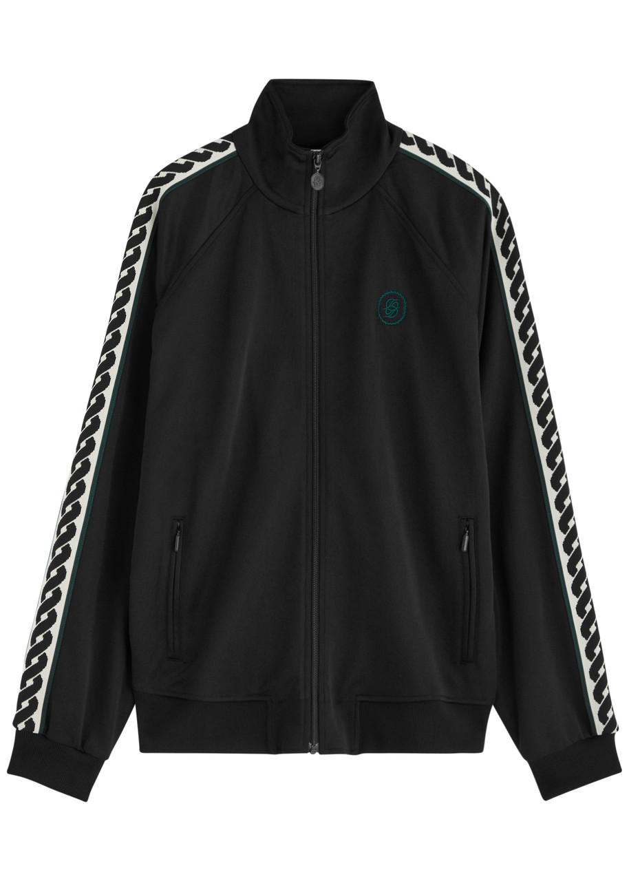 DRLE DE Monsieur La Veste Survet Satin-jersey Track Jacket – Black DRLE DE Monsieur La Veste Survet Satin-jersey Track Jacket – Black