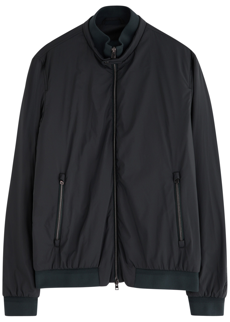 Herno Ecoage Padded Nylon Bomber Jacket – Navy – IT S Herno Ecoage Padded Nylon Bomber Jacket – Navy – IT S