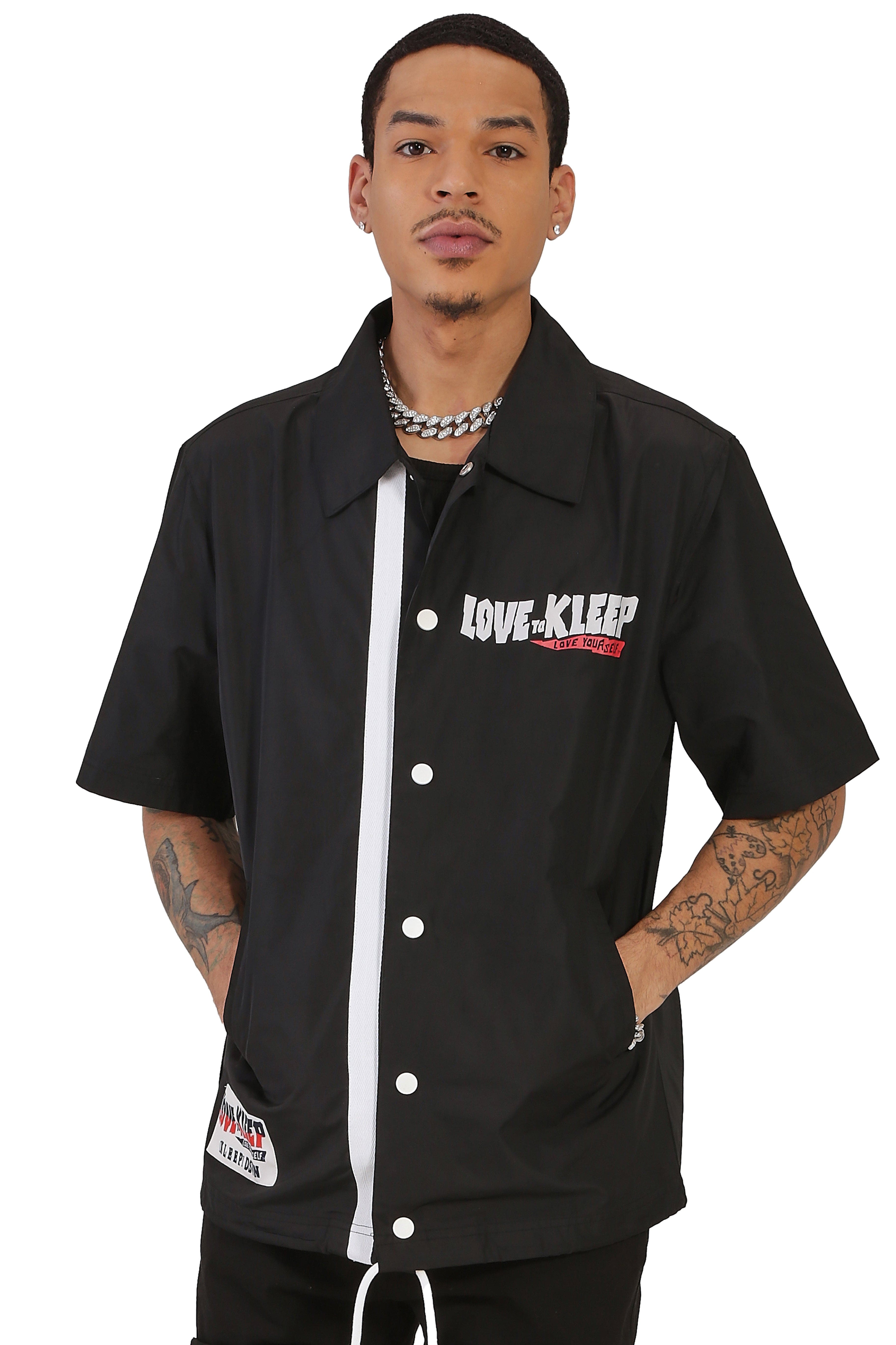 HEX Men’s premium nylon shortsleeve coach jacket HEX Men’s premium nylon shortsleeve coach jacket
