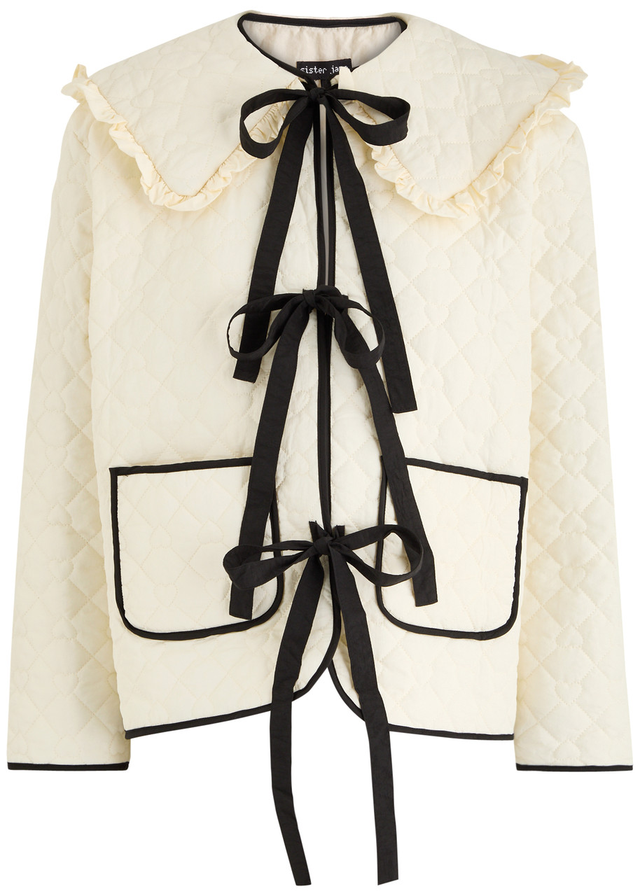 Sister Jane Swallow Quilted Shell Jacket – Cream – Sister Jane Swallow Quilted Shell Jacket – Cream –