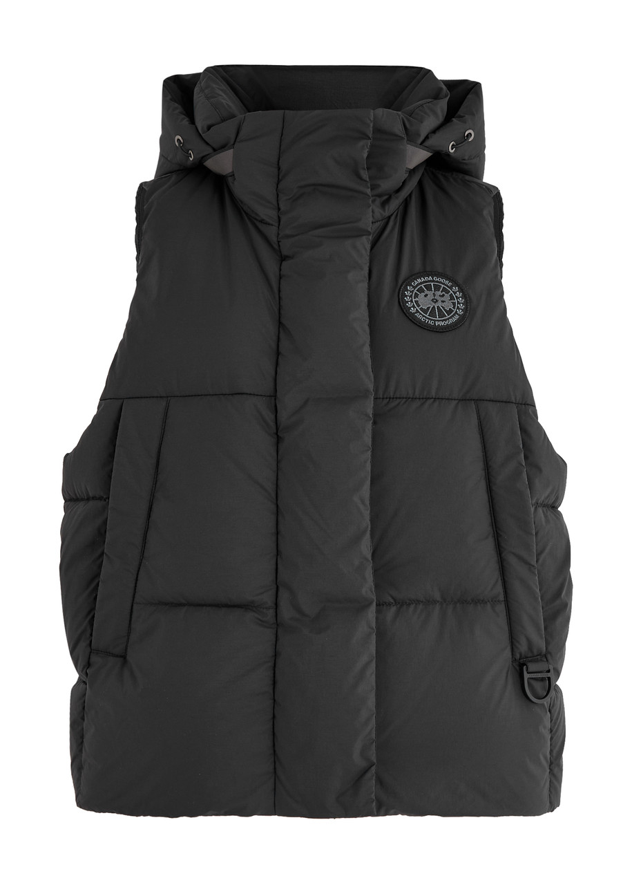 Canada Goose Junction Quilted Hooded Shell Gilet – Black – M M Canada Goose Junction Quilted Hooded Shell Gilet – Black – M M