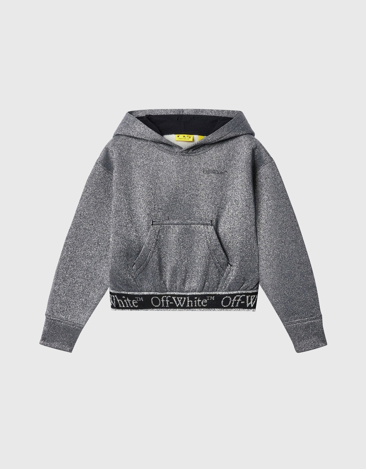 Off-White Kids Logo Printed Cropped Hoodie – Year Off-White Kids Logo Printed Cropped Hoodie – Year