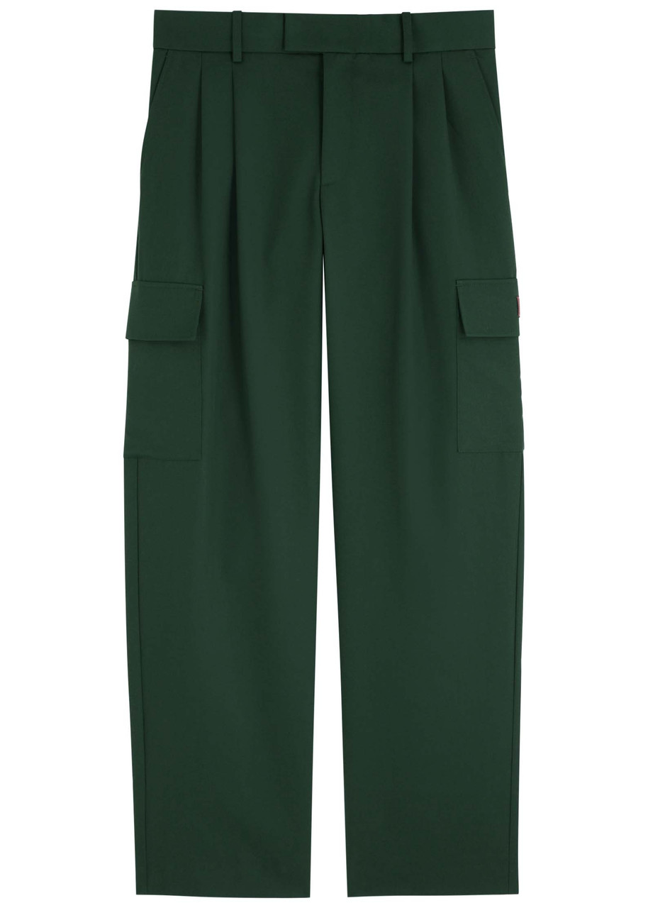 DRLE DE Monsieur Le Pantalon Cargo Laine Woven Trousers – Dark Green – IT S DRLE DE Monsieur Le Pantalon Cargo Laine Woven Trousers – Dark Green – IT S