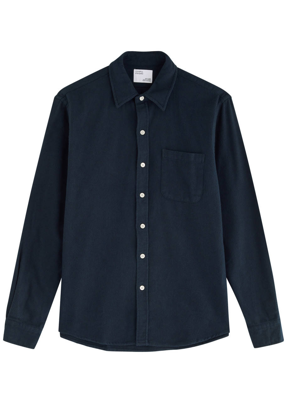 Colorful Standard Flannel Shirt – Navy Colorful Standard Flannel Shirt – Navy
