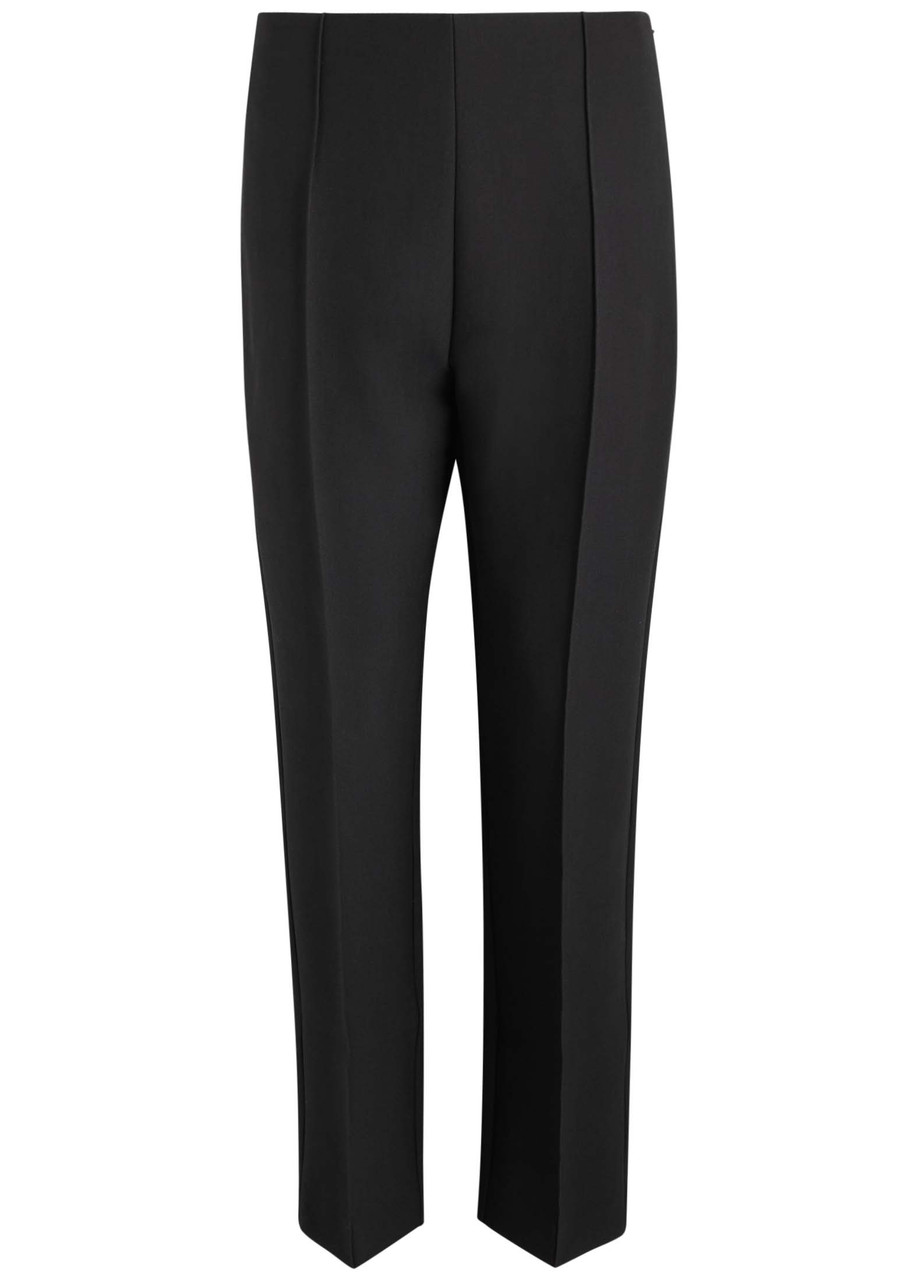 Roland Mouret Pintuck Crepe Trousers – Black – S Roland Mouret Pintuck Crepe Trousers – Black – S