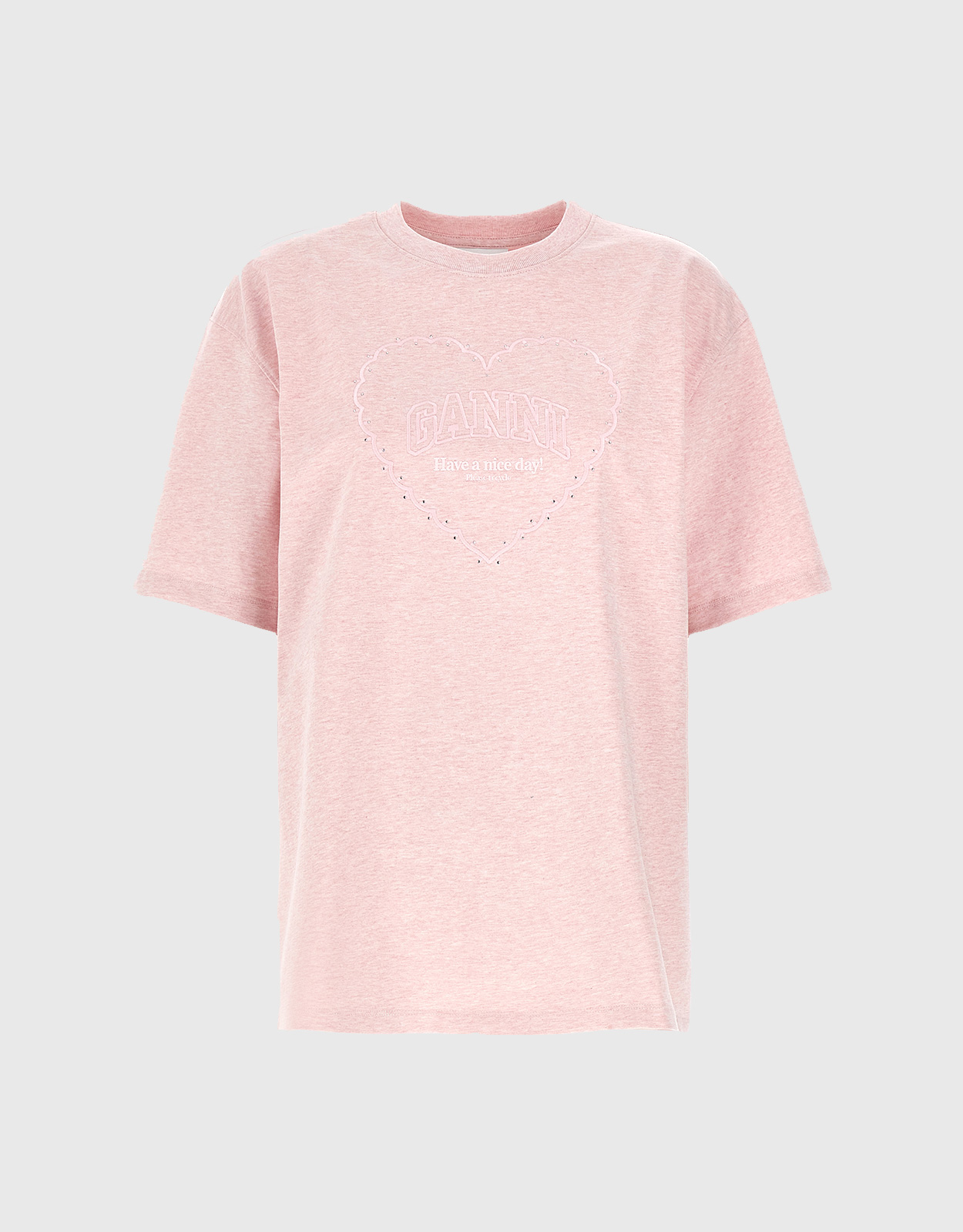 Ganni Organic Cotton Logo Shirt – X Ganni Organic Cotton Logo Shirt – X