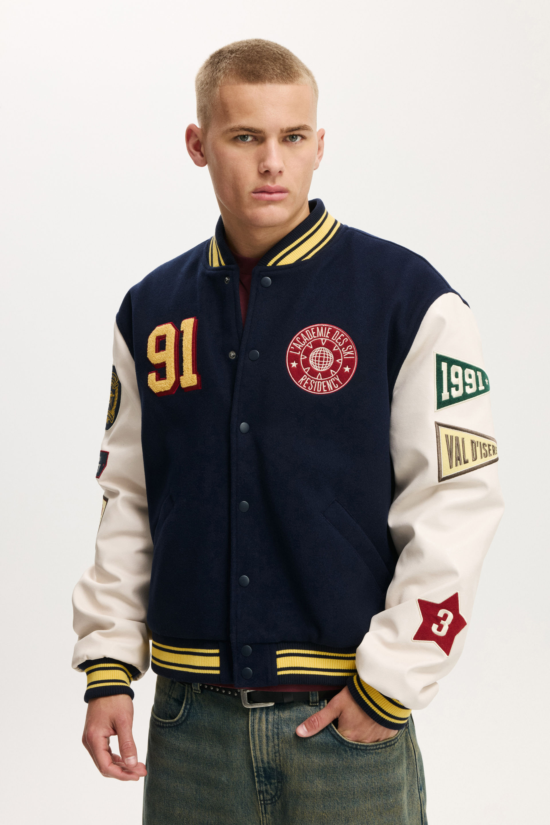 Cotton On Men – Varsity Bomber Jacket Cotton On Men – Varsity Bomber Jacket