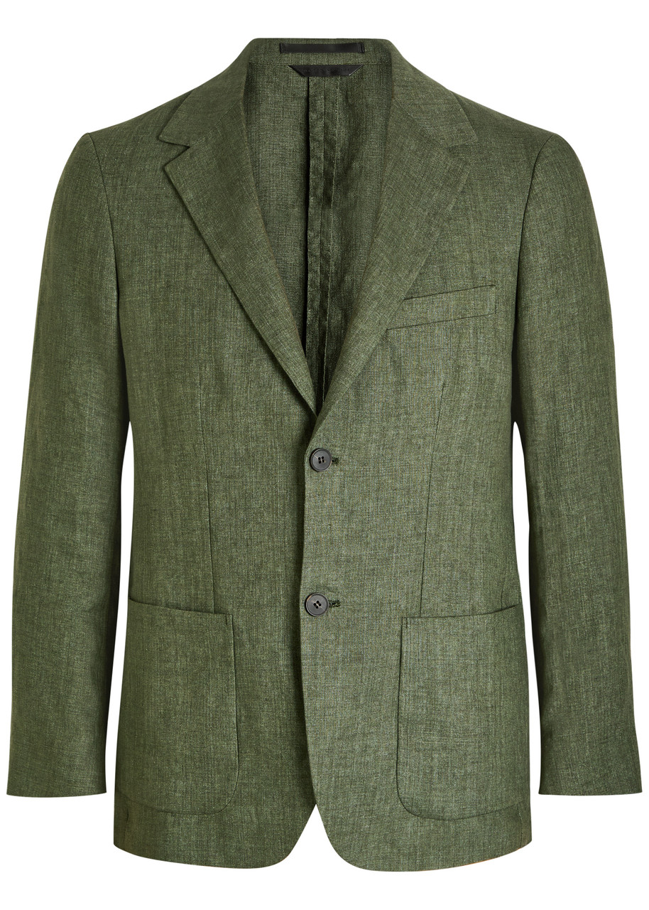 Sunspel Linen Blazer – Khaki – S Sunspel Linen Blazer – Khaki – S