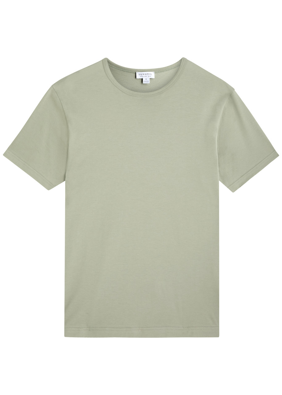 Sunspel Cotton shirt – Light Green Sunspel Cotton shirt – Light Green