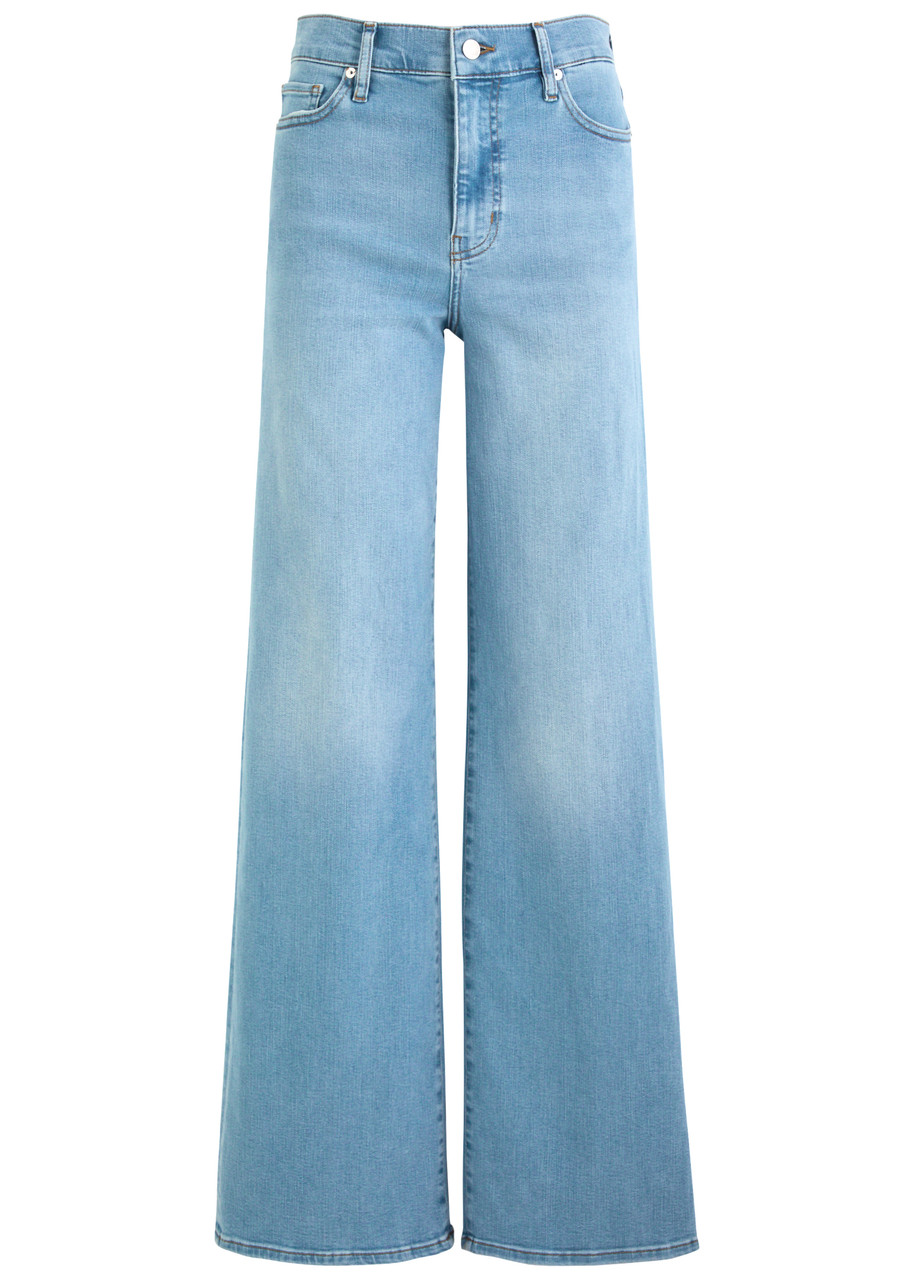 Frame Le Slim Palazzo Wide-leg Jeans – Blue – W S Frame Le Slim Palazzo Wide-leg Jeans – Blue – W S