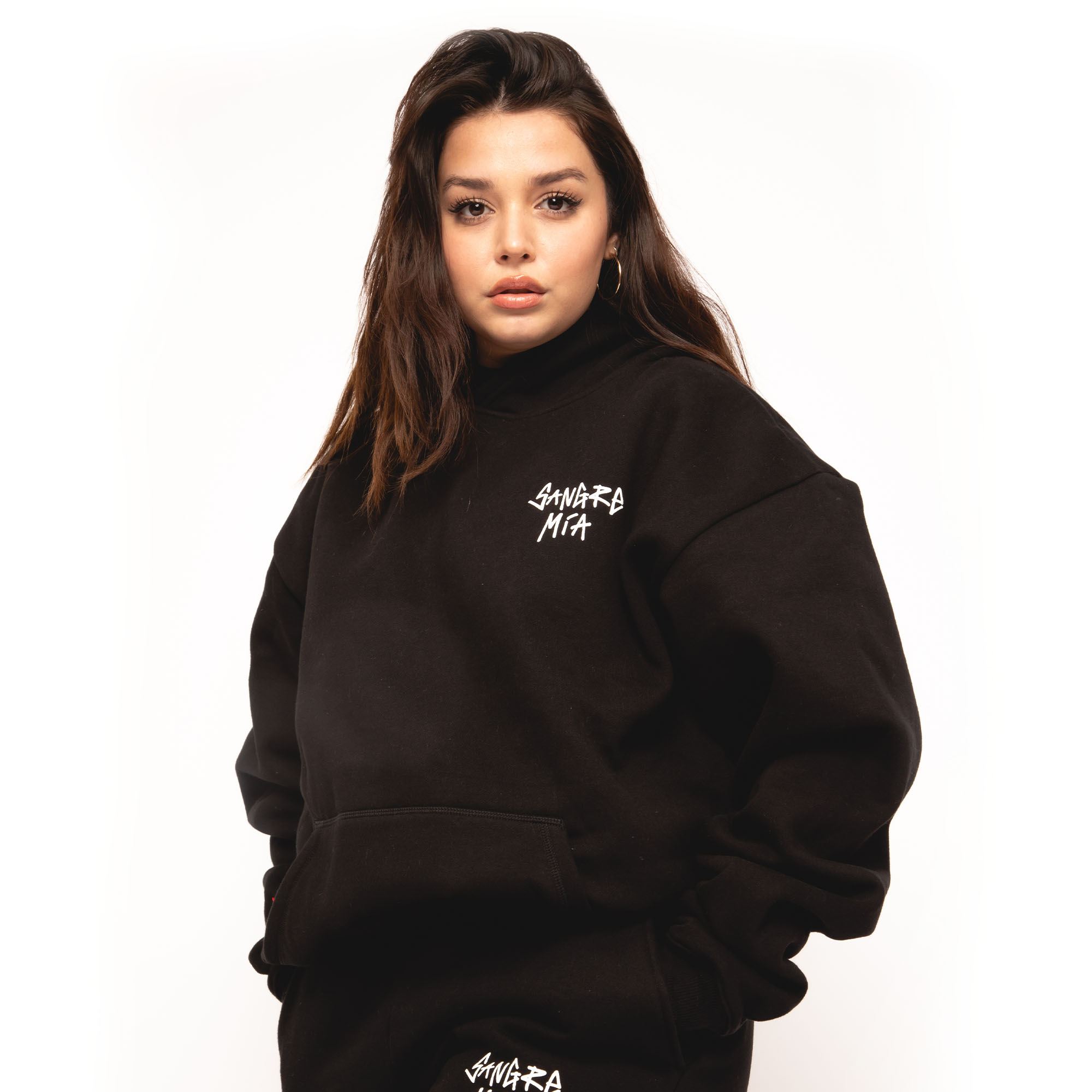 Men OG Logo Hoodie Black Hoodies L Black Men OG Logo Hoodie Black Hoodies L Black