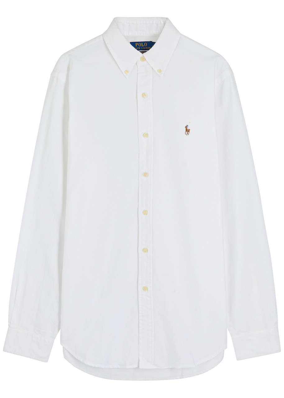 Polo Ralph Lauren Oxford Cotton Shirt – White Polo Ralph Lauren Oxford Cotton Shirt – White