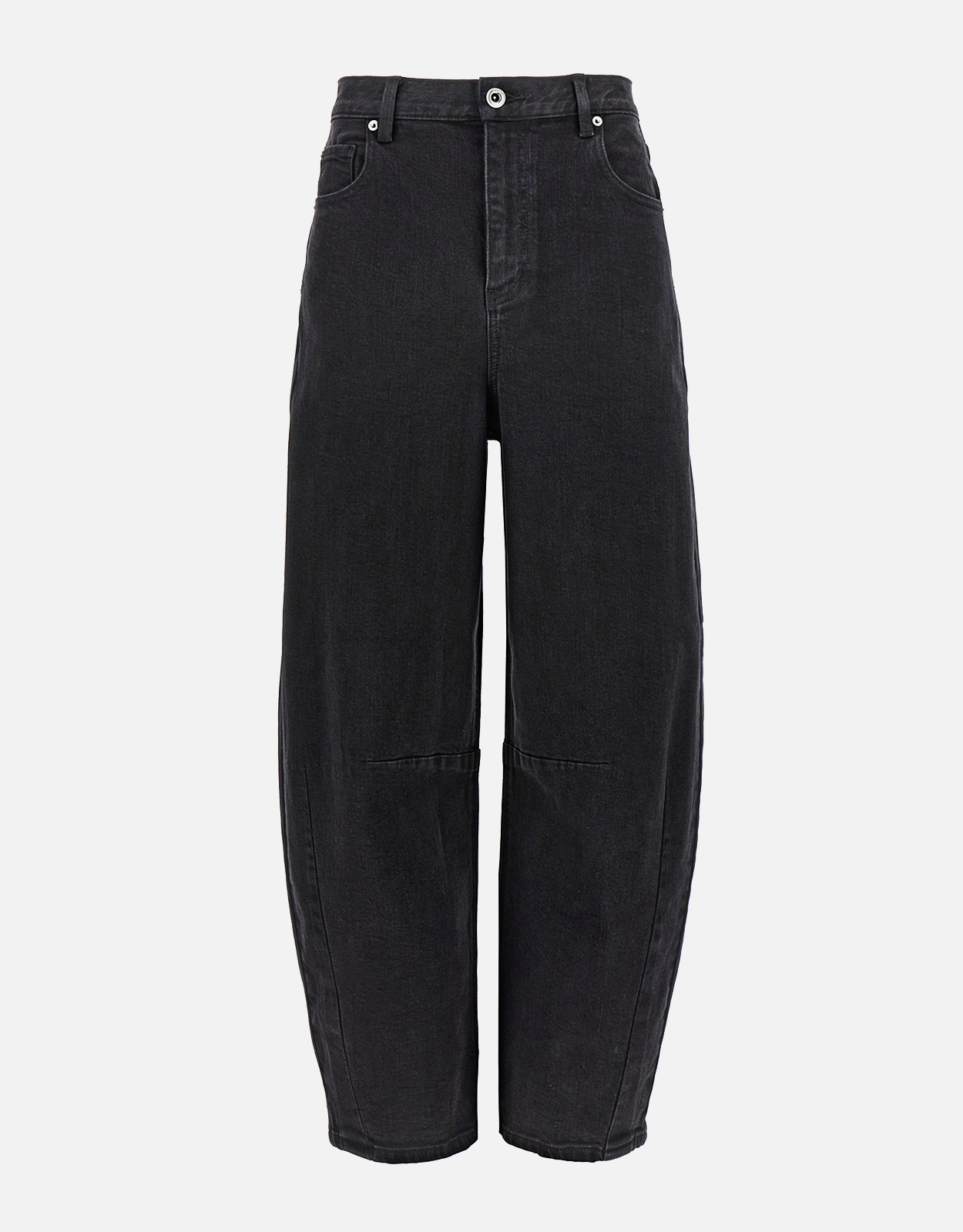 Self-Portrait Black Barrel Leg Jeans Self-Portrait Black Barrel Leg Jeans
