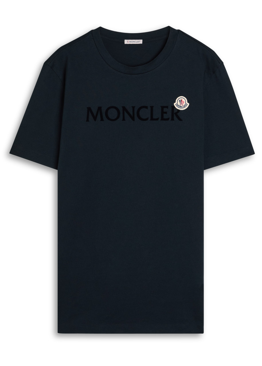 Moncler Logo Badge Cotton shirt – Navy Moncler Logo Badge Cotton shirt – Navy