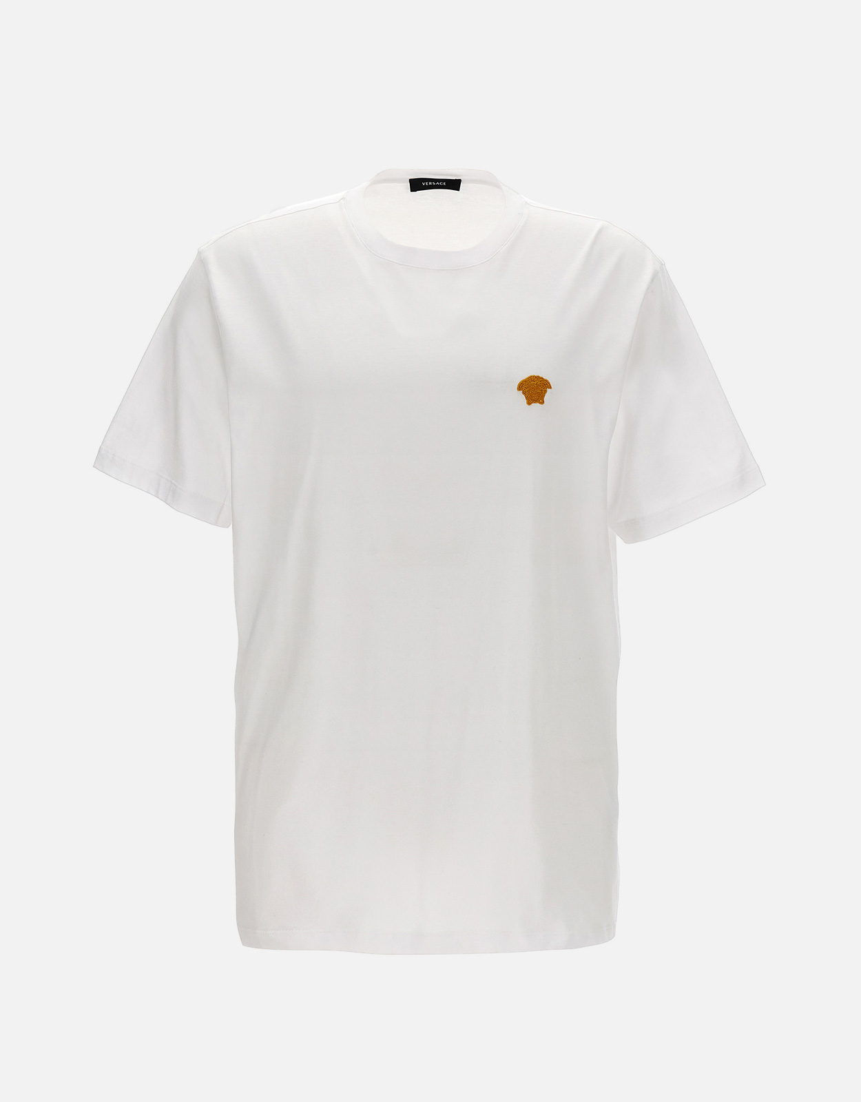 Versace Men’s Medusa Cotton Short-Sleeved Shirt Versace Men’s Medusa Cotton Short-Sleeved Shirt