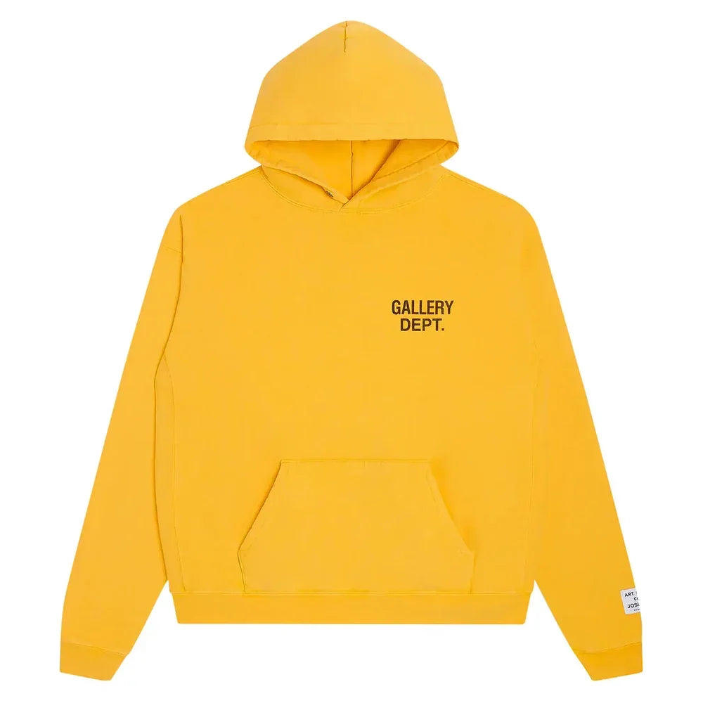 Gallery Dept. s GD Logo Hoodie Gold Gallery Dept. s GD Logo Hoodie Gold