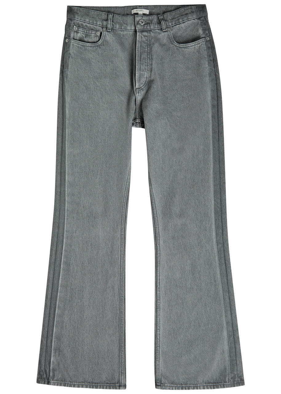 JW Anderson Bootcut Jeans – Light Grey – W S JW Anderson Bootcut Jeans – Light Grey – W S