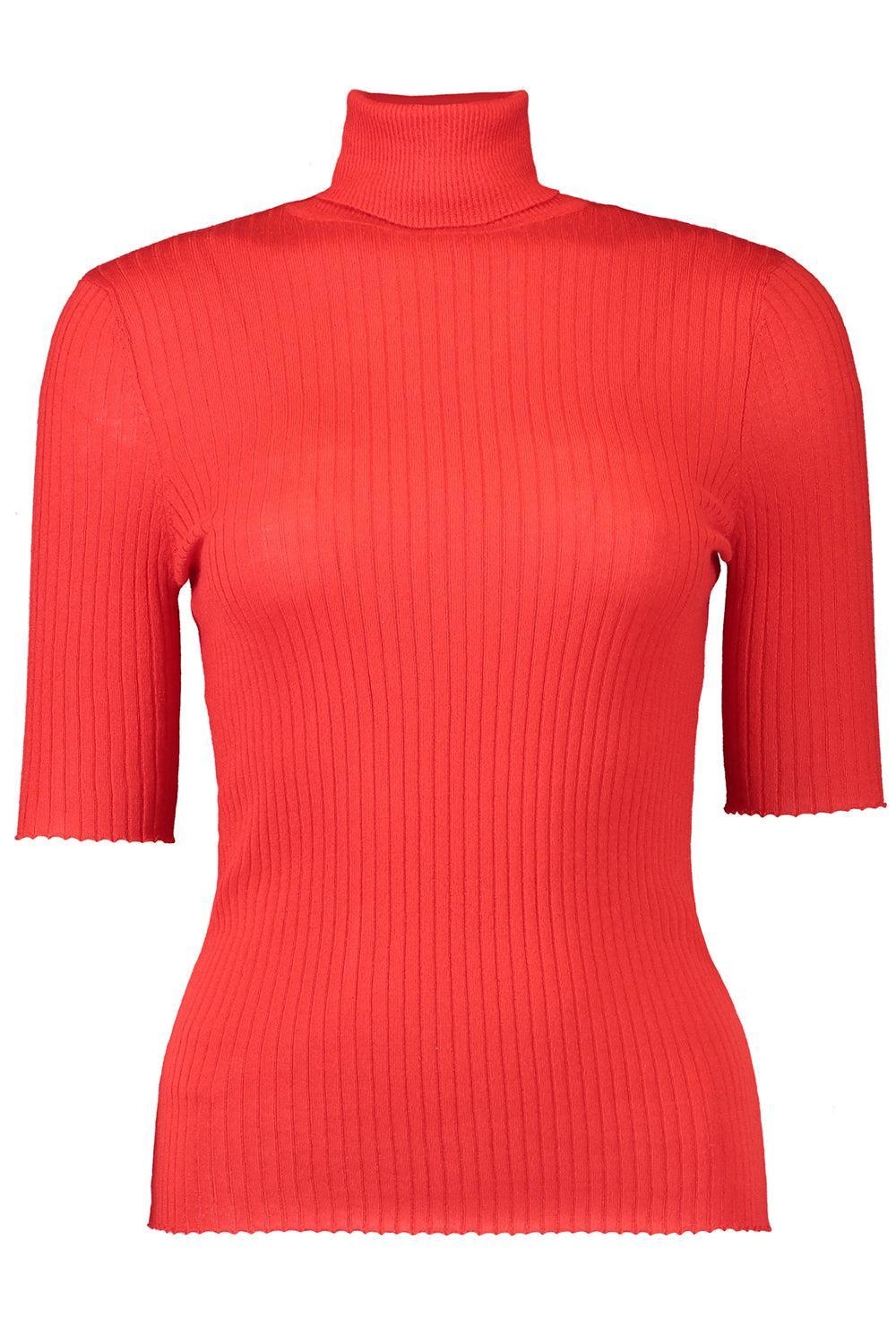 Short Sleeve Turtleneck Top Short Sleeve Turtleneck Top