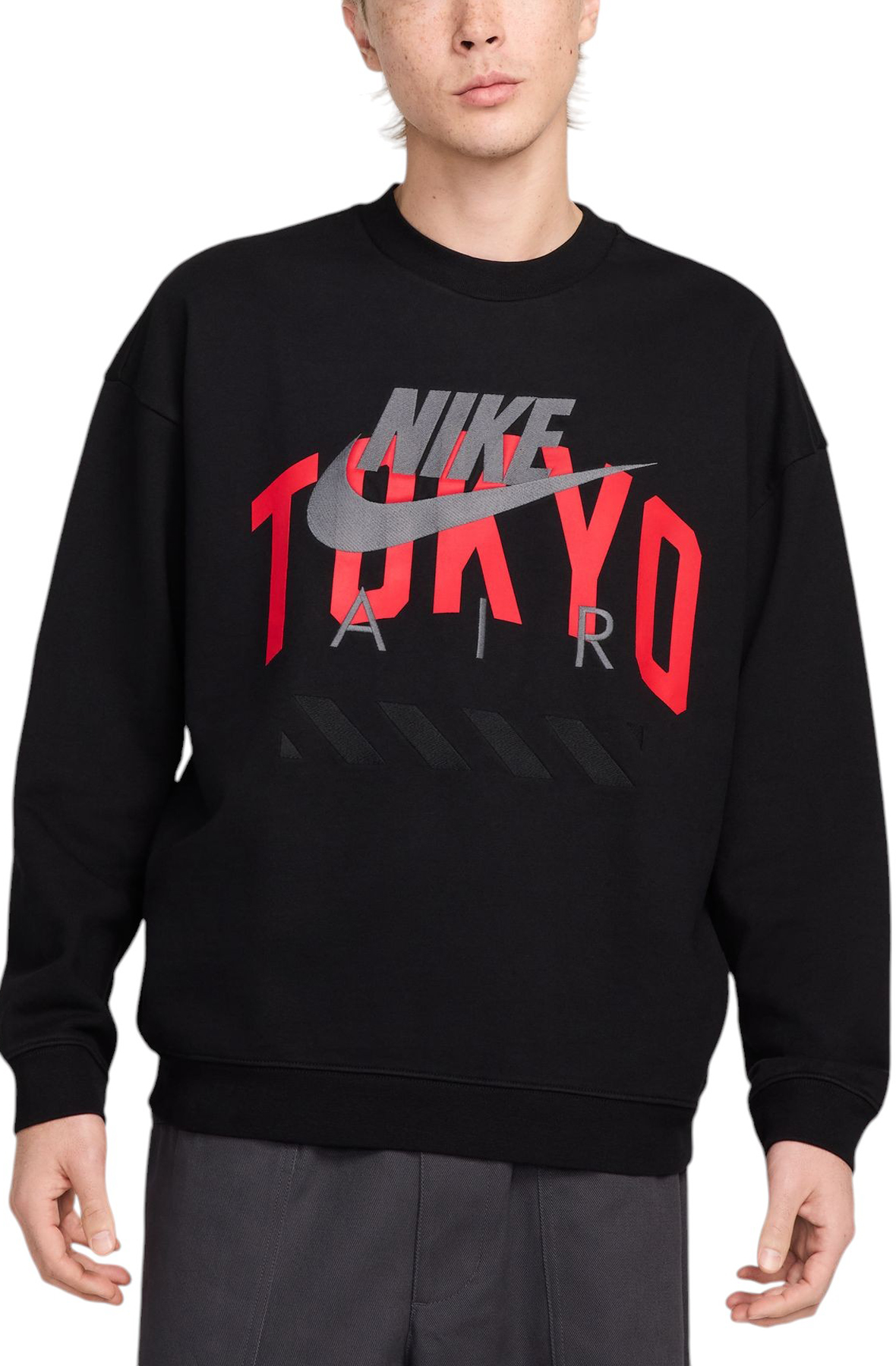 Men Tokyo Fleece Crew Neck Sweatshirt BLACKUNIVERSITY REDWHITE Sweatshirts BLACKUNIVERSITY REDWHITE Men Tokyo Fleece Crew Neck Sweatshirt BLACKUNIVERSITY REDWHITE Sweatshirts BLACKUNIVERSITY REDWHITE