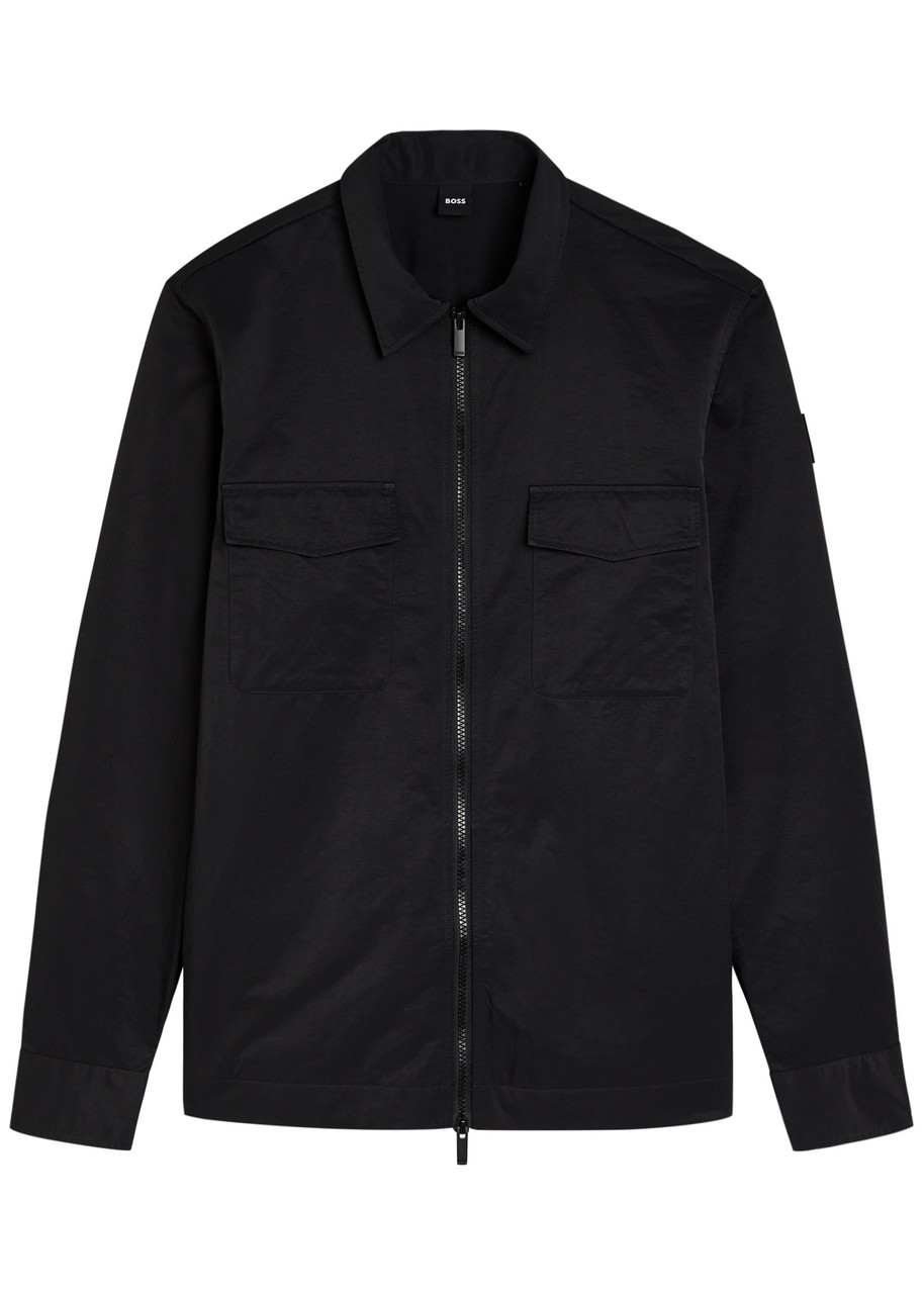Boss Shell Overshirt – Black Boss Shell Overshirt – Black