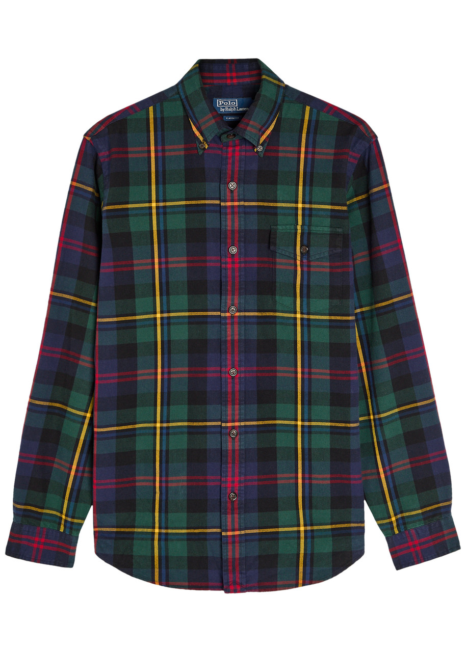 Polo Ralph Lauren Plaid Flannel Shirt – Navy Polo Ralph Lauren Plaid Flannel Shirt – Navy
