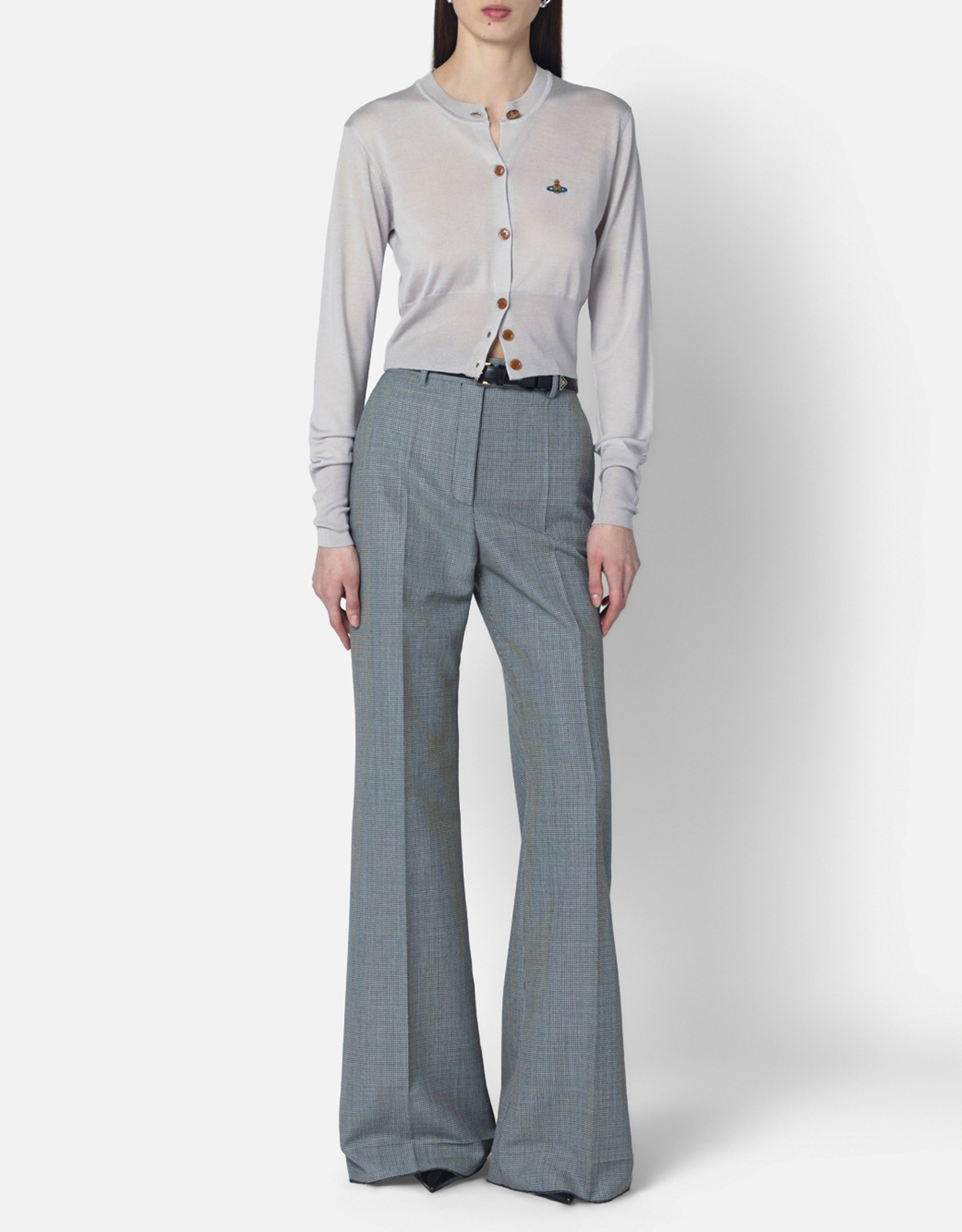 Vivienne Westwood Bea Wool Blend Cropped Cardigan Vivienne Westwood Bea Wool Blend Cropped Cardigan