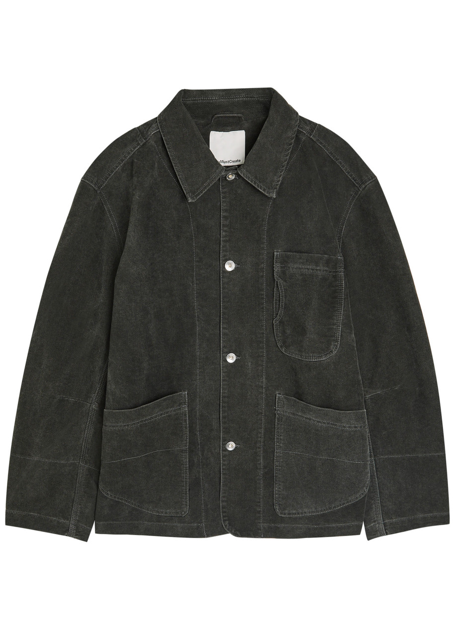 Ymc Construction Panelled Denim Jacket – Dark Grey Ymc Construction Panelled Denim Jacket – Dark Grey